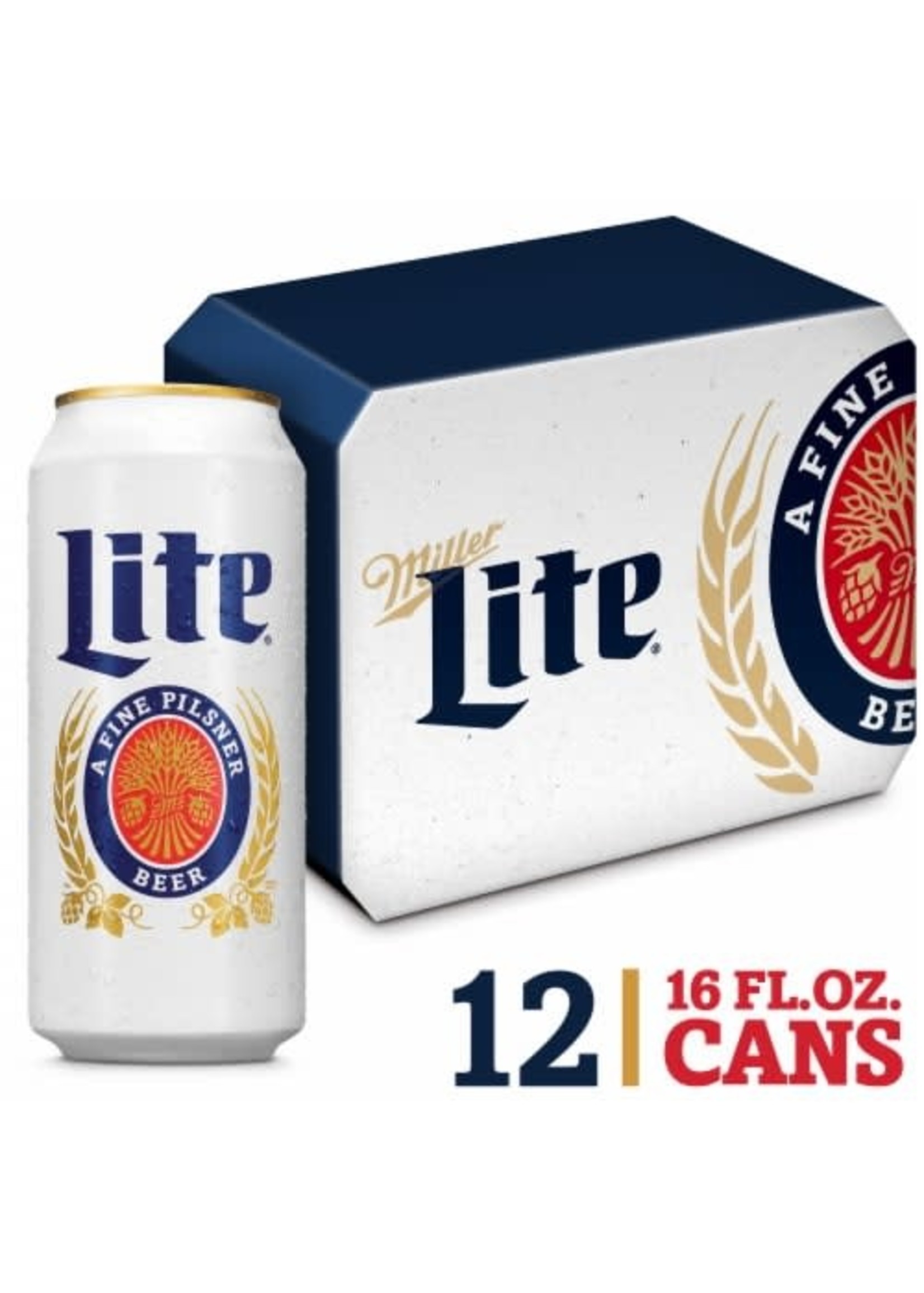Miller Lite 12pk 16oz Cans