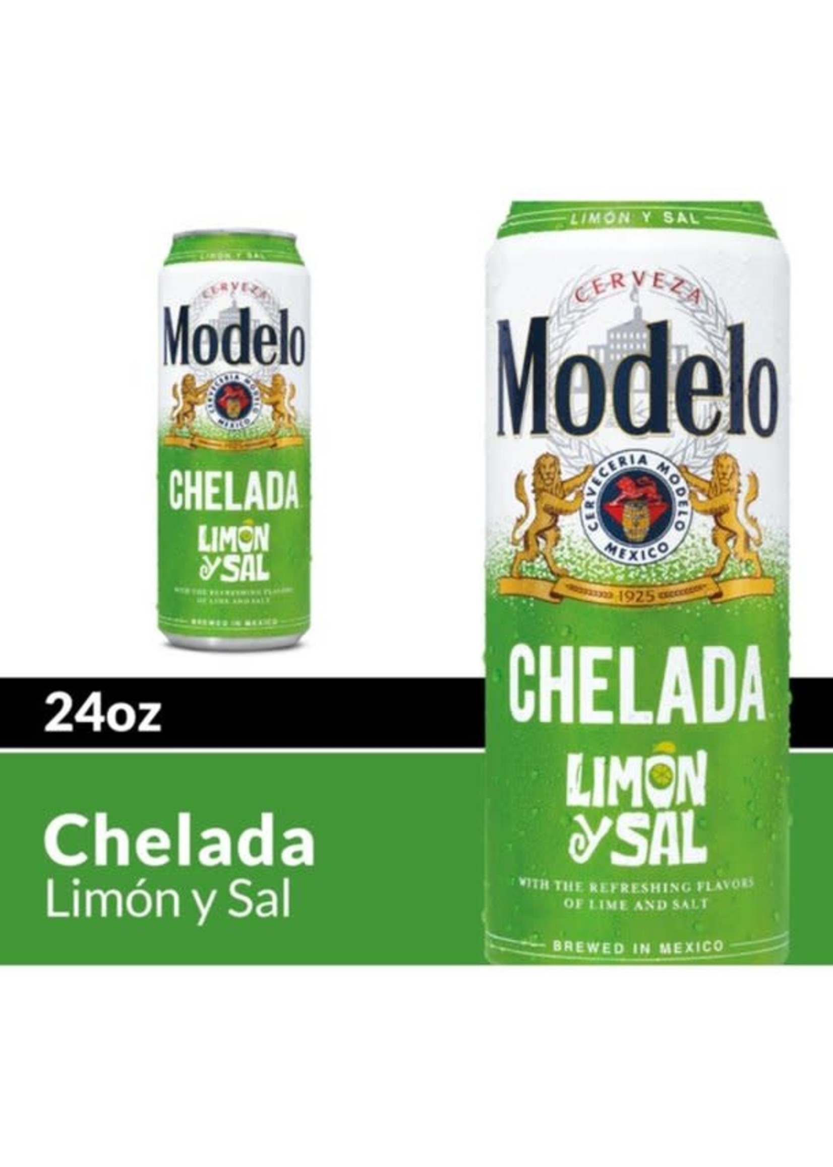 Modelo Chelada Limon & Sal Single Can 24oz