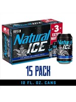 Natural Ice 15pk 12oz Cans