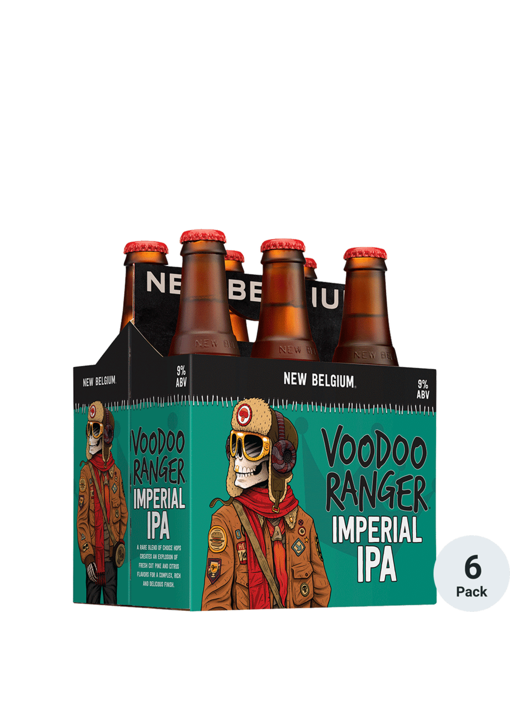 New Belgium Voodoo Ranger Imperial IPA 6pk 12oz Bottles