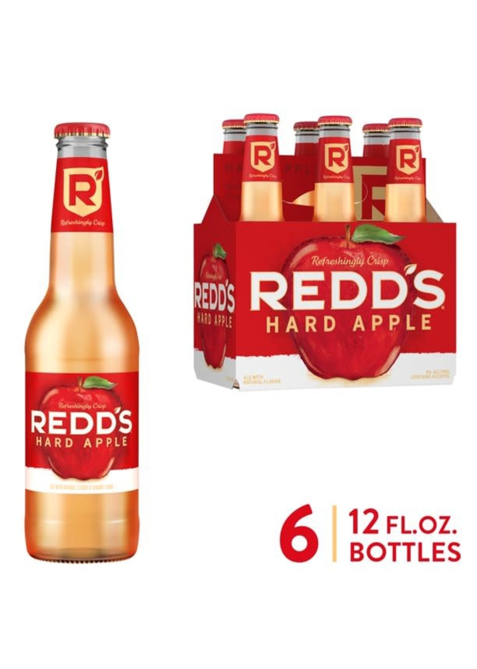 Redd's Hard Apple Ale 6pk 12oz Bottles