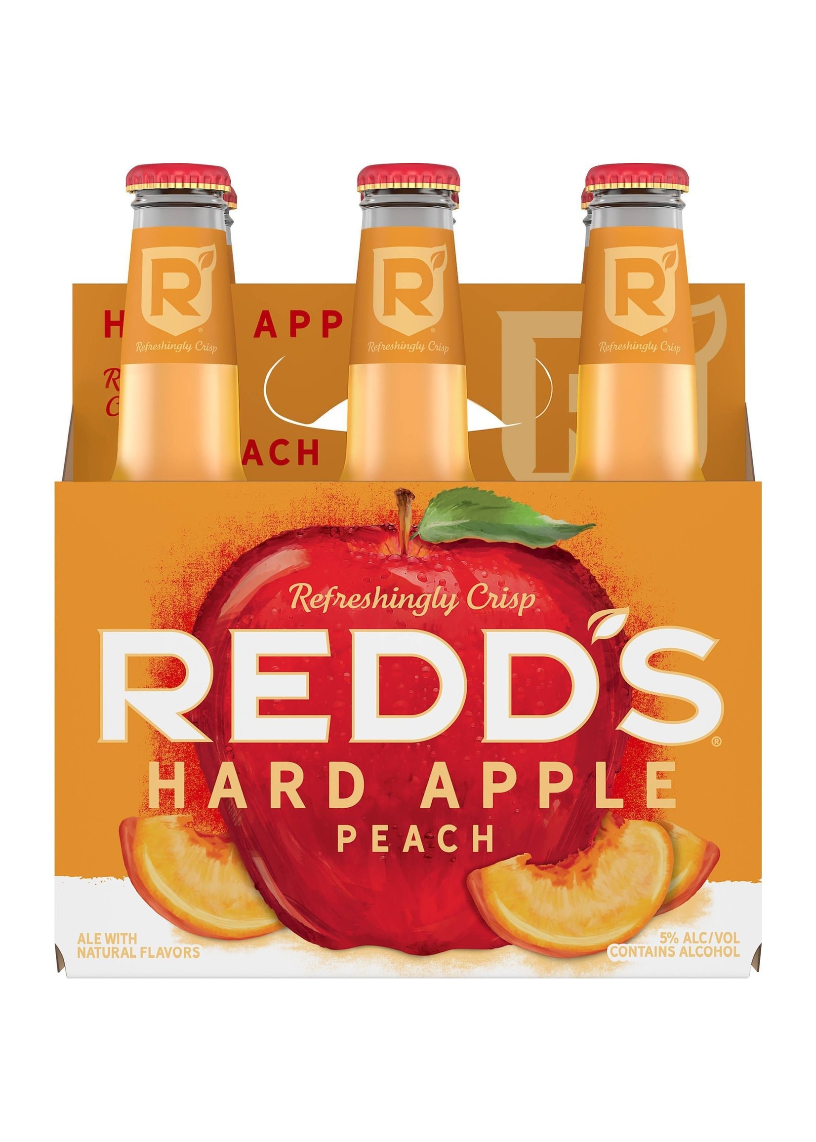 Redd's Hard Apple Peach 6pk 12oz Bottles