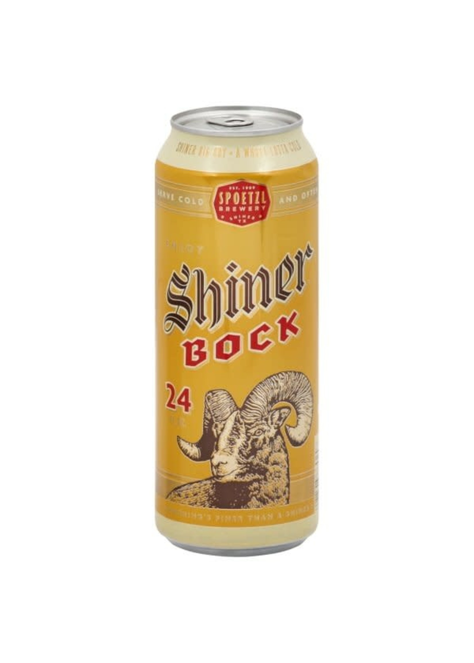 Shiner Bock Single Can 24oz