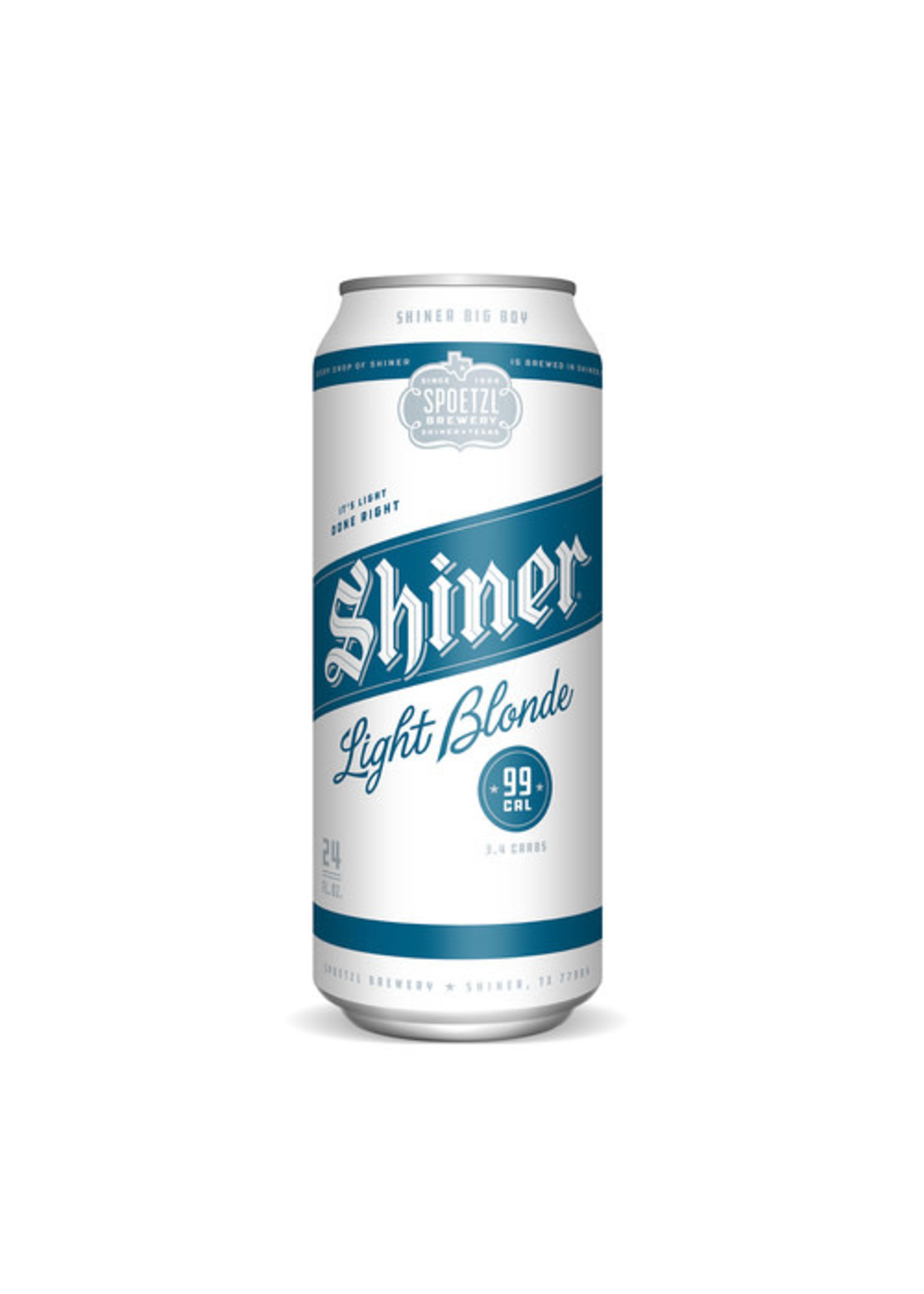 Shiner Light Blonde Single Can 24oz