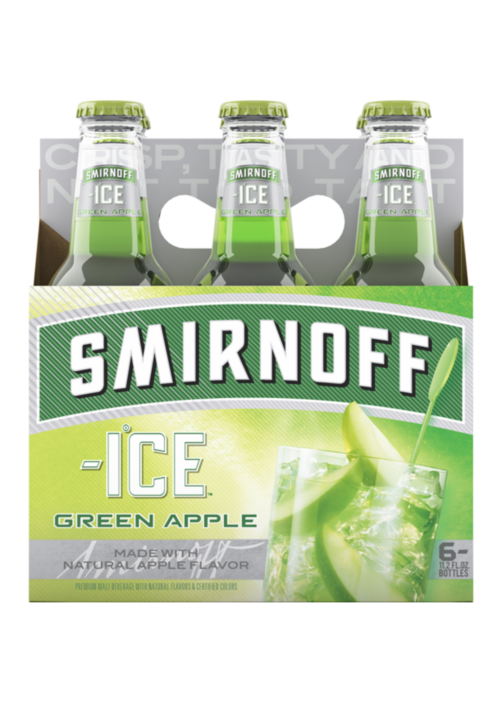 Smirnoff Ice Green Apple 6pk 11.2oz Bottles