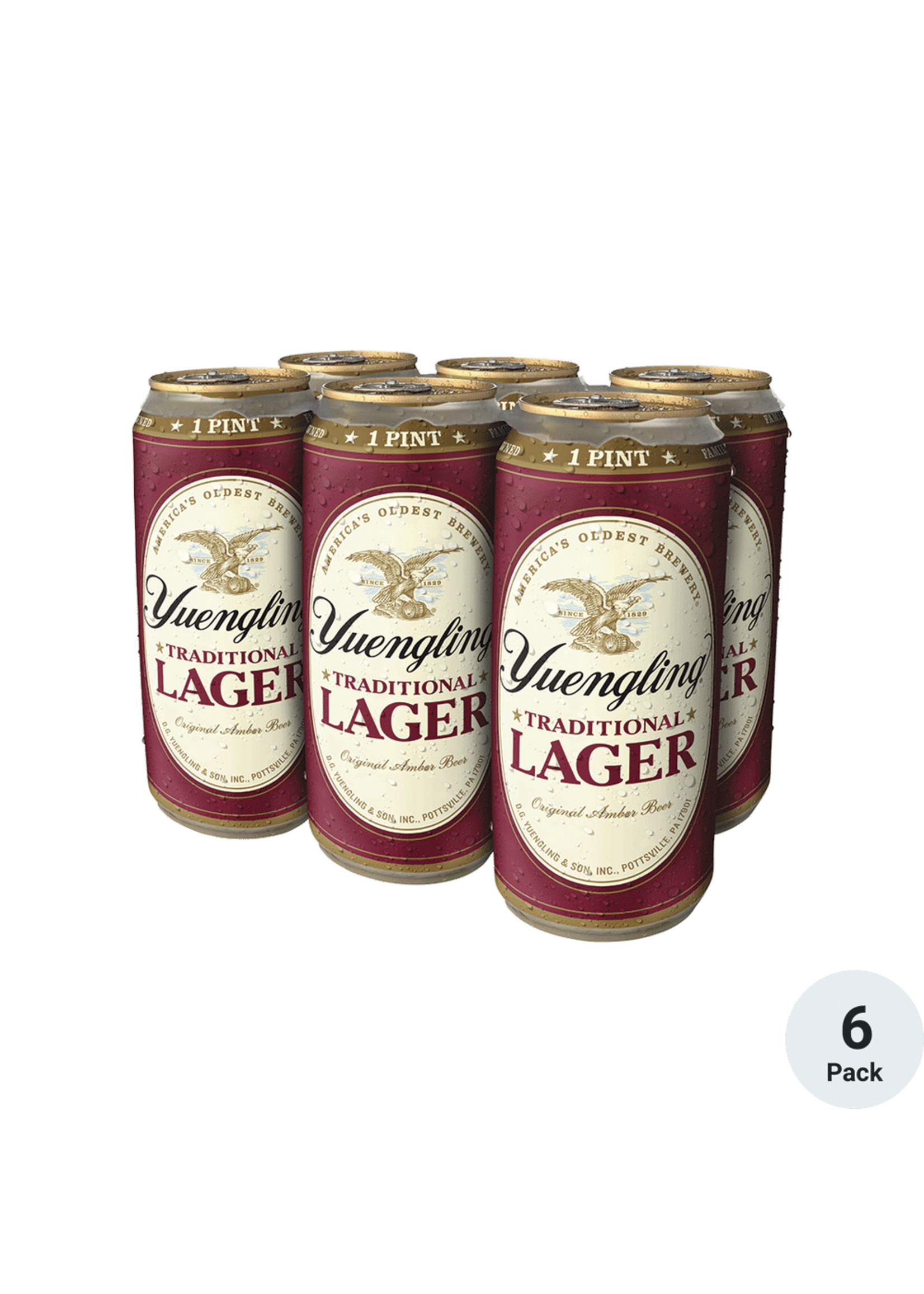 Yuengling Traditional  Lager 6pk 16oz Cans