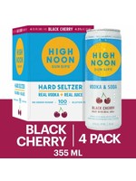 High Noon High Noon Hard Seltzer  Black Cherry 4pk 12oz Cans