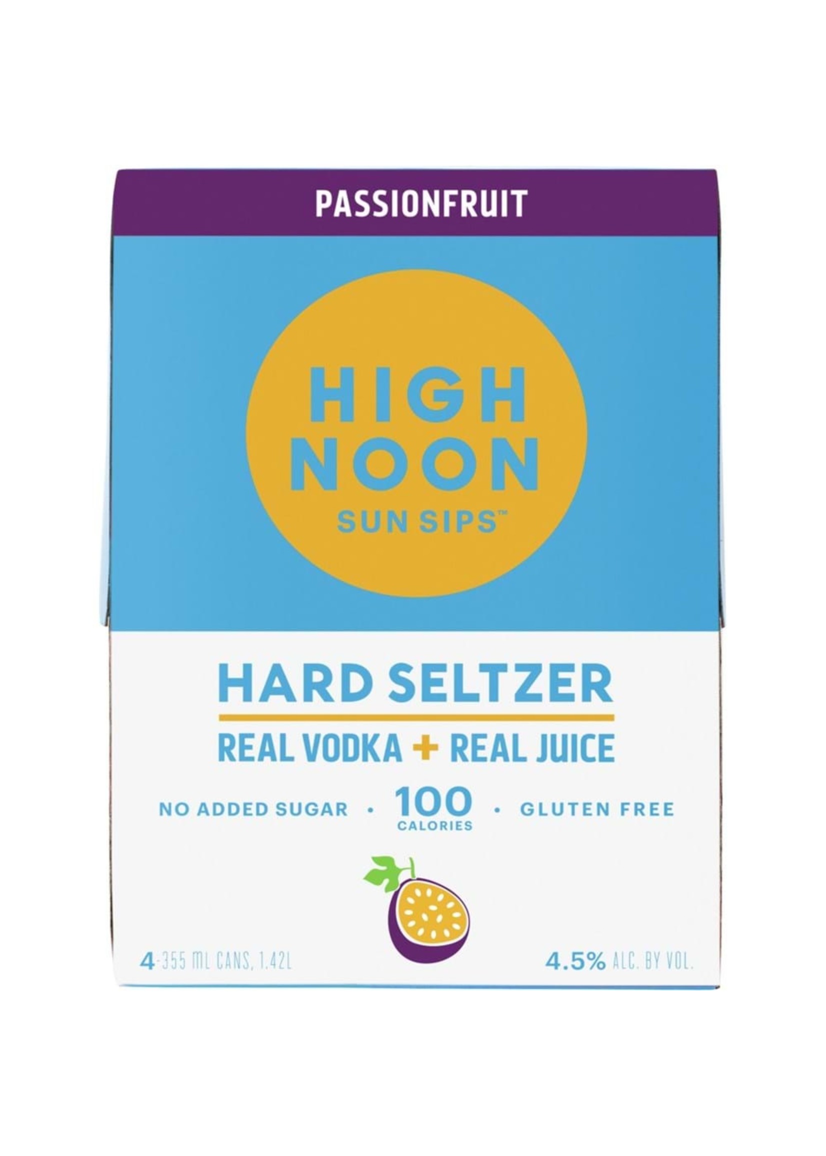 High Noon High Noon Hard Seltzer Passionfruit 4pk 12oz Cans