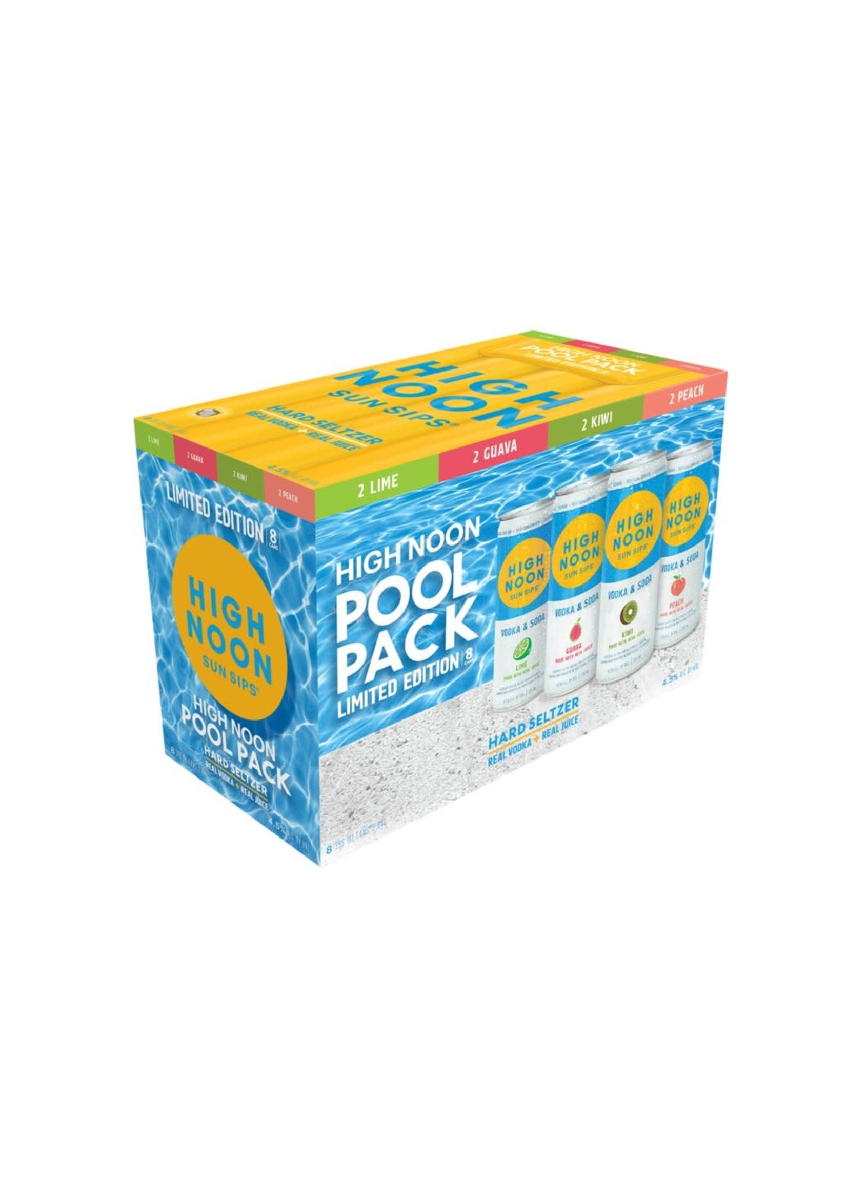 High Noon High Noon Variety Pool Pack (P/L/K/G) 8pk 12oz Cans
