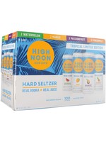 High Noon High Noon Vodka Seltzer Tropical Pack Combo 2 Each Watermelon 9, Pineapple 9, Passion Fruit 9 & Mango 9 -  8pk 12oz Cans