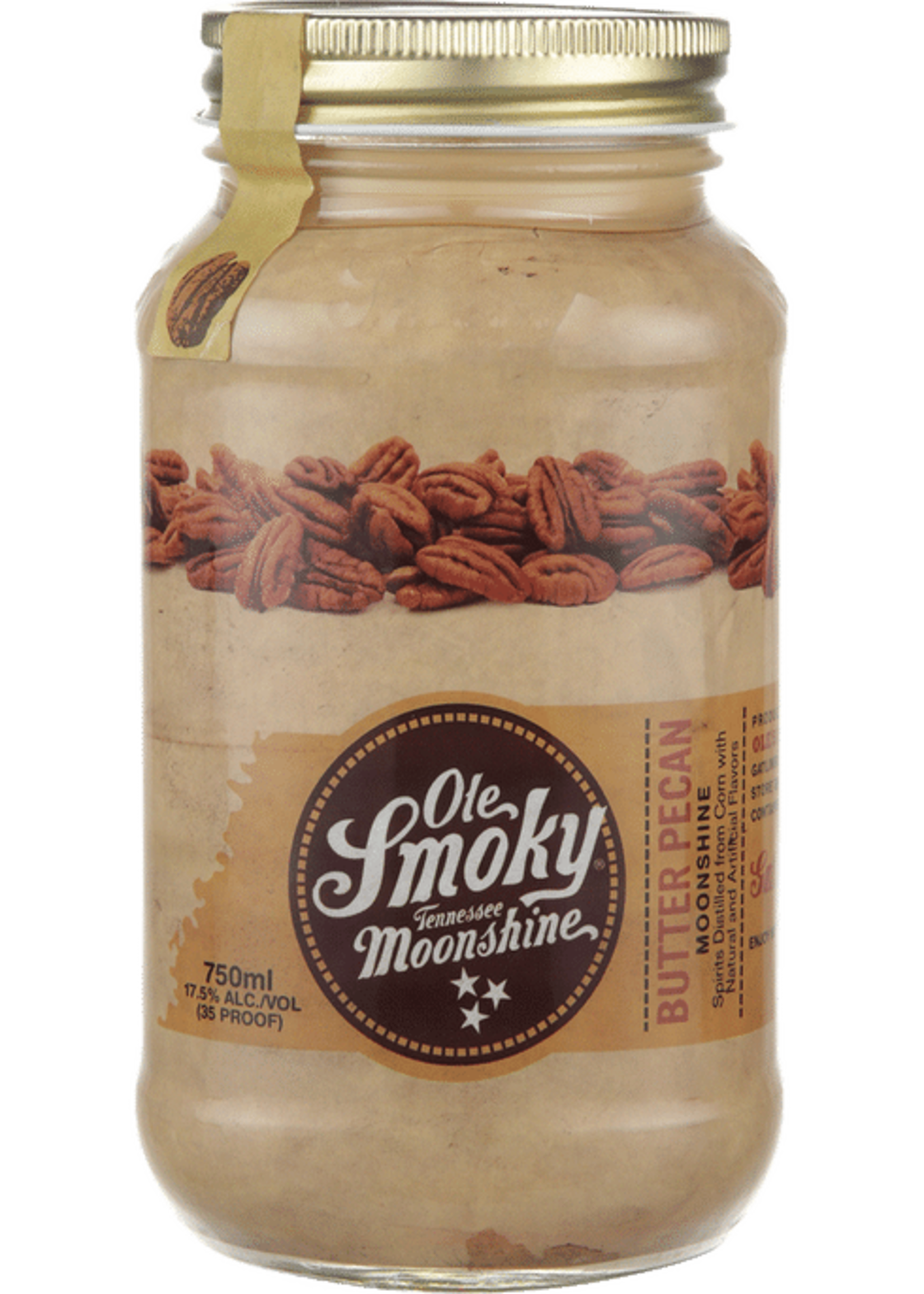 Ole Smoky Moonshine Butter Pecan 35Proof Jar 750ml