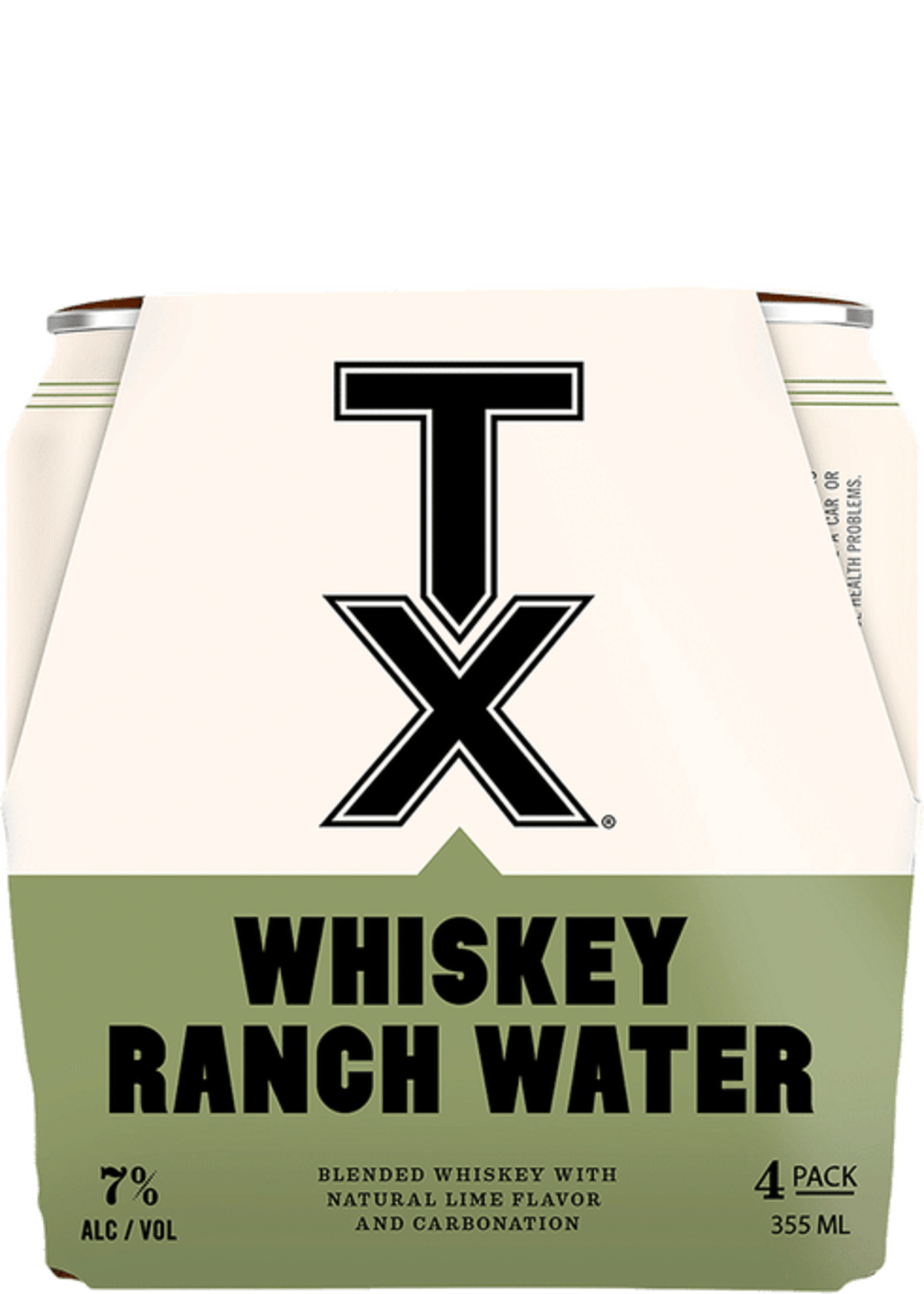 TX RTD Whiskey Ranch Water 14Proof 4pk 12oz Cans