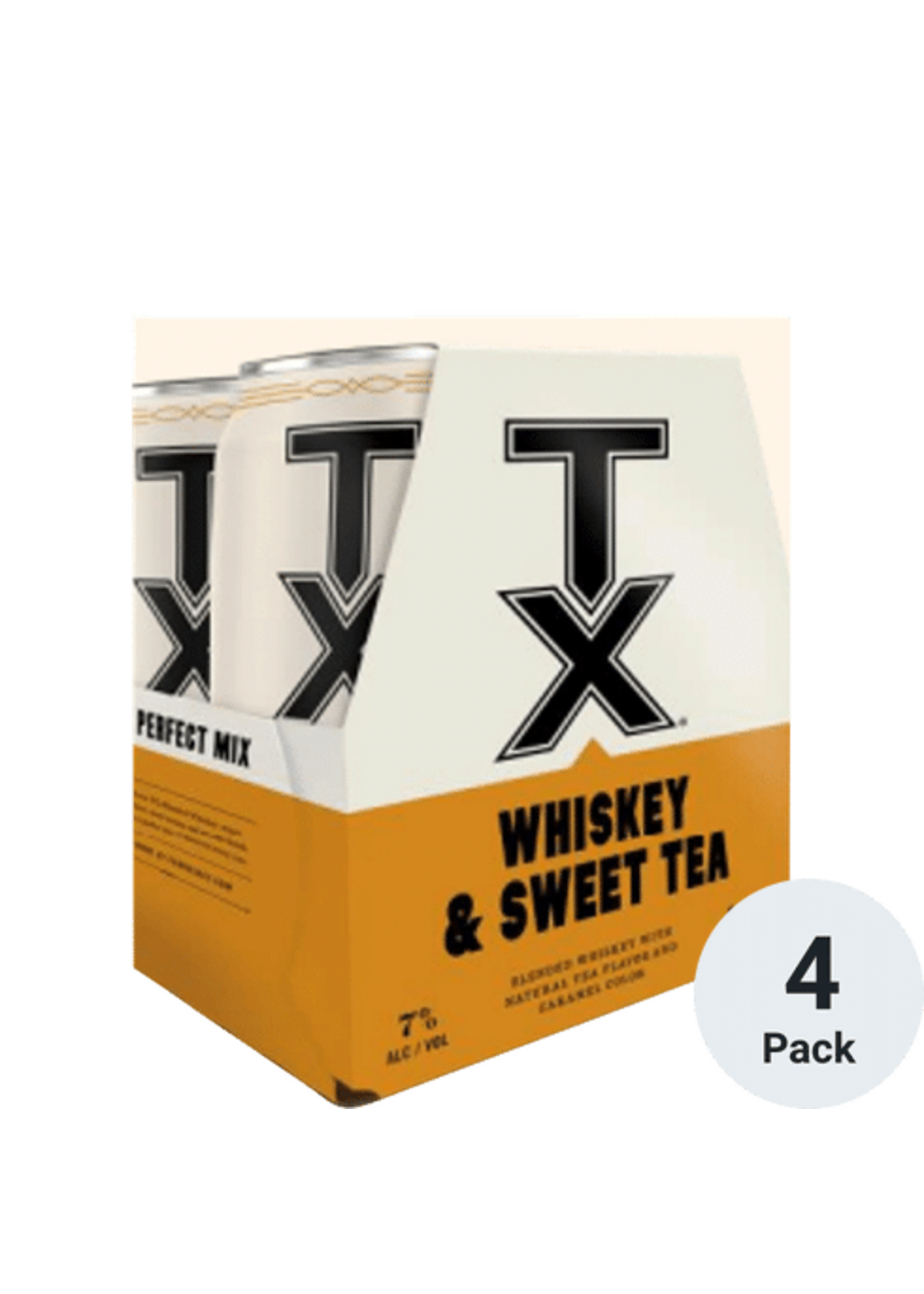 TX RTD Whiskey & Sweet Tea 14Proof 4pk 12oz Cans