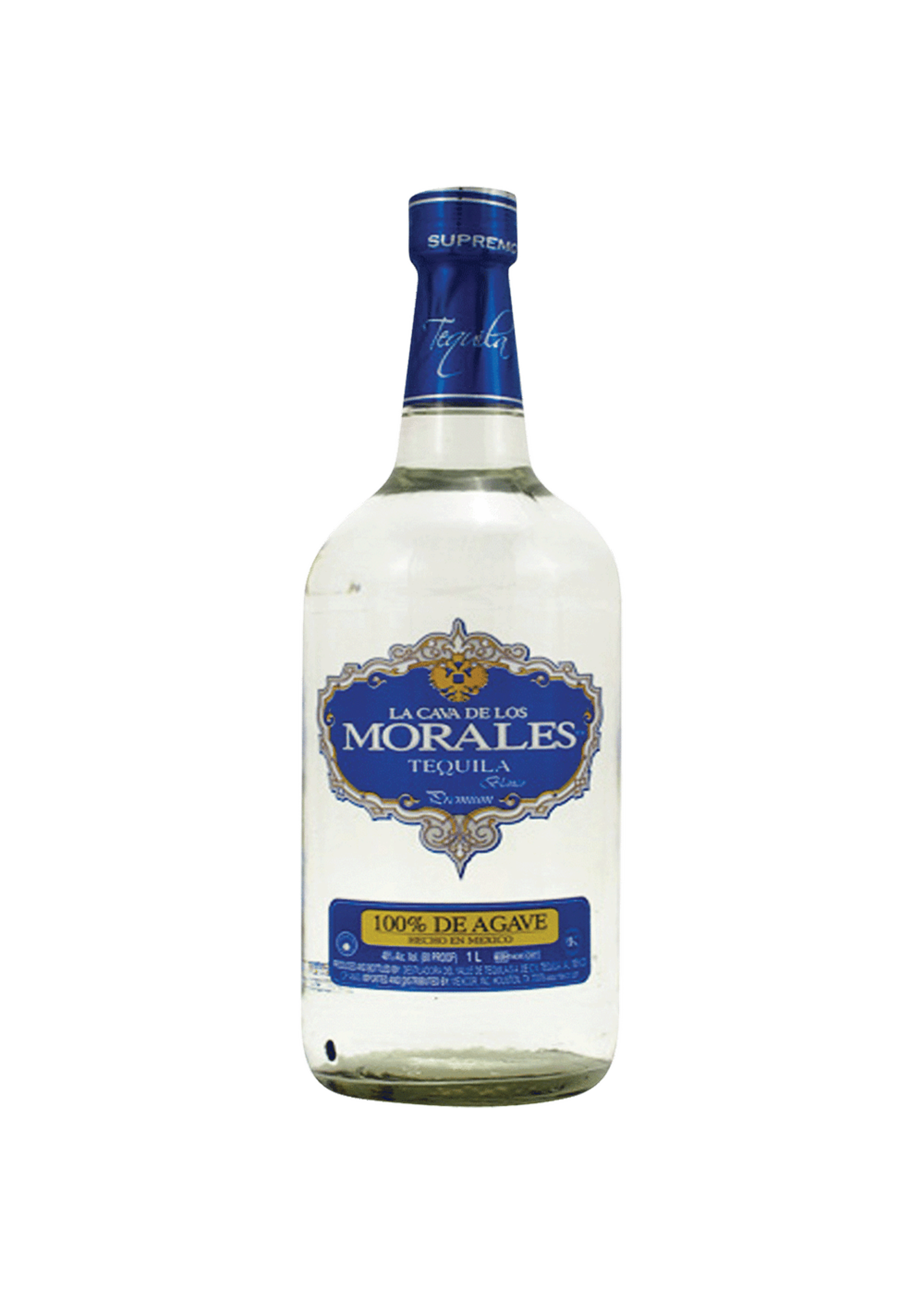 La Cava Morales Silver Tequila 80Proof 1 Ltr