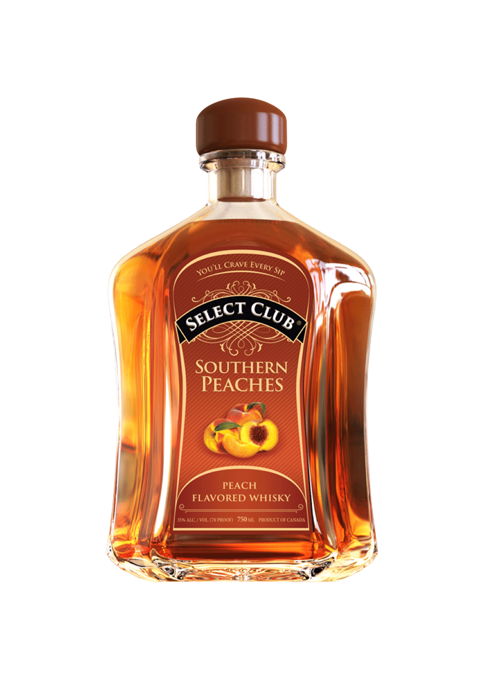 Select Club Select Club Southern Peach Canadian Whiskey 70Proof 750ml