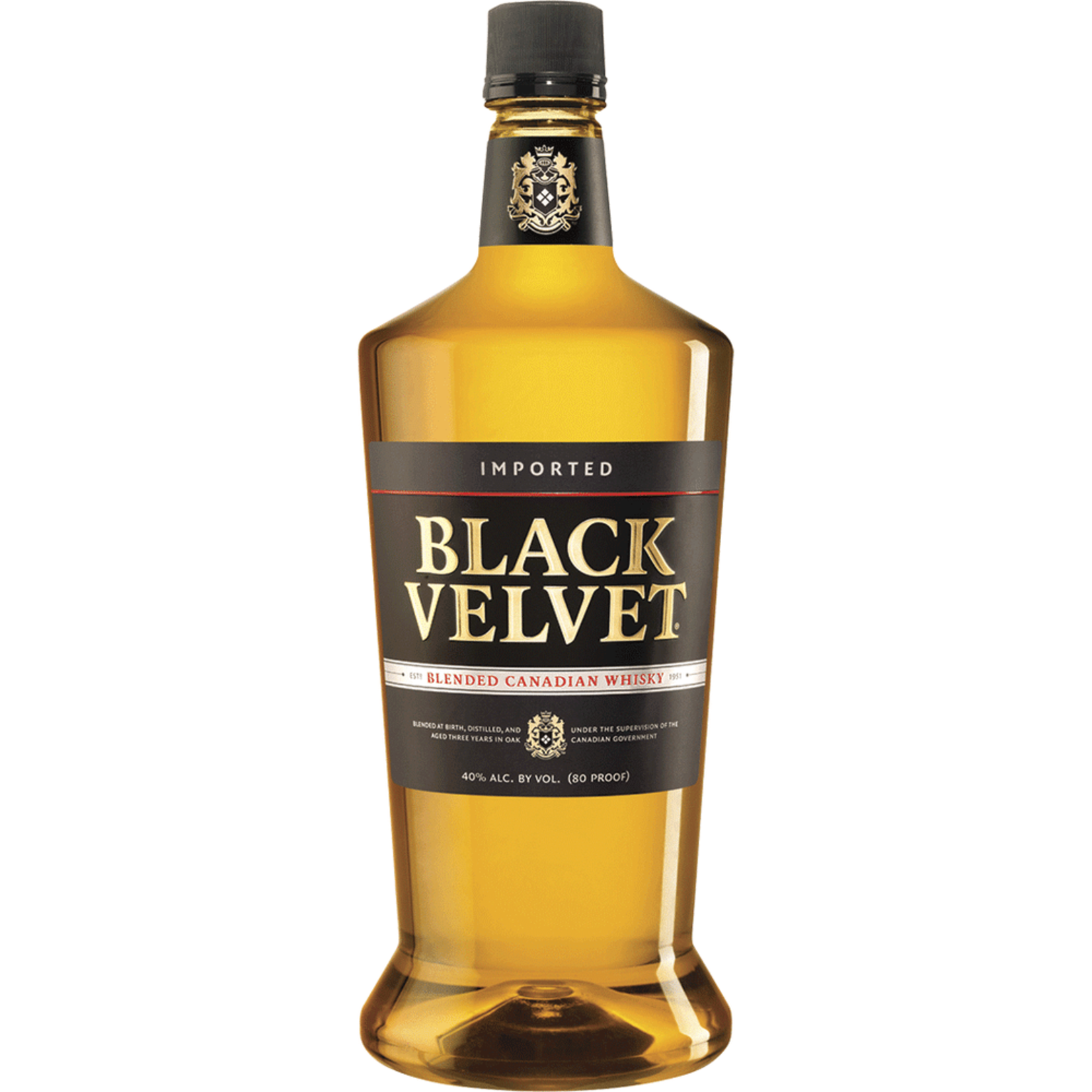 Black Velvet Canadian Whisky 3Year 80Proof Pet 1.75 Ltr