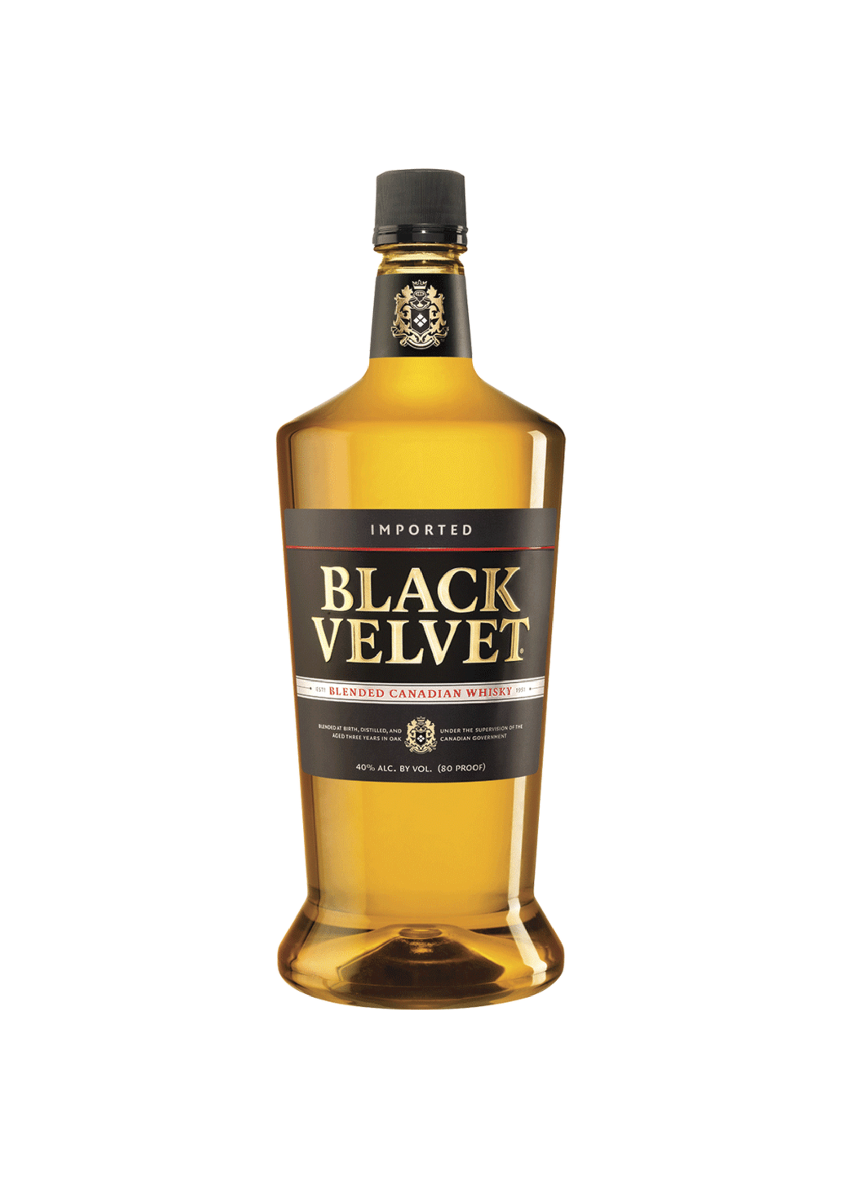 Black Velvet Canadian Whisky 3Year 80Proof Pet 1.75 Ltr