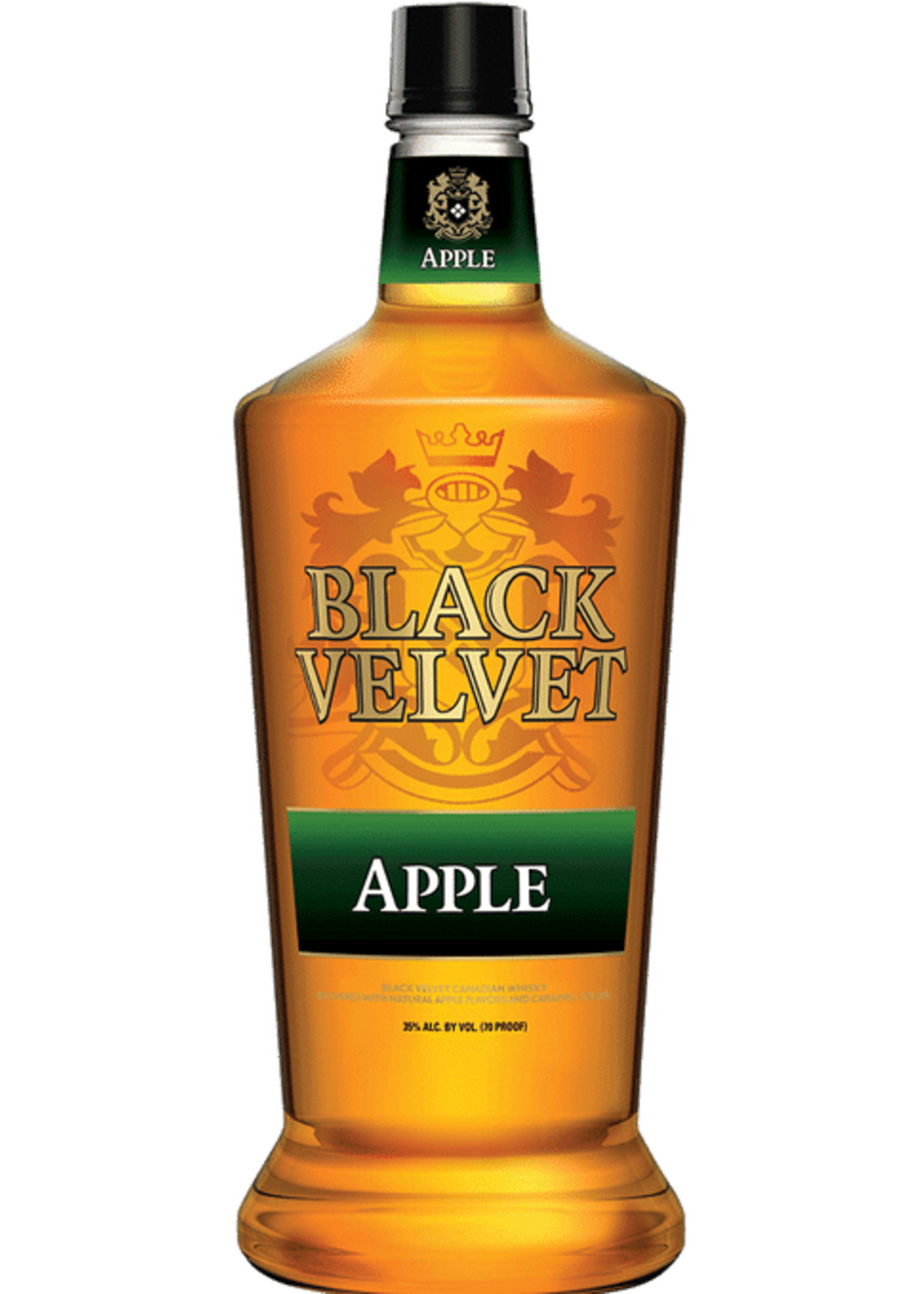 Black Velvet Apple Flavored Whisky 70Proof Pet 1.75 Ltr