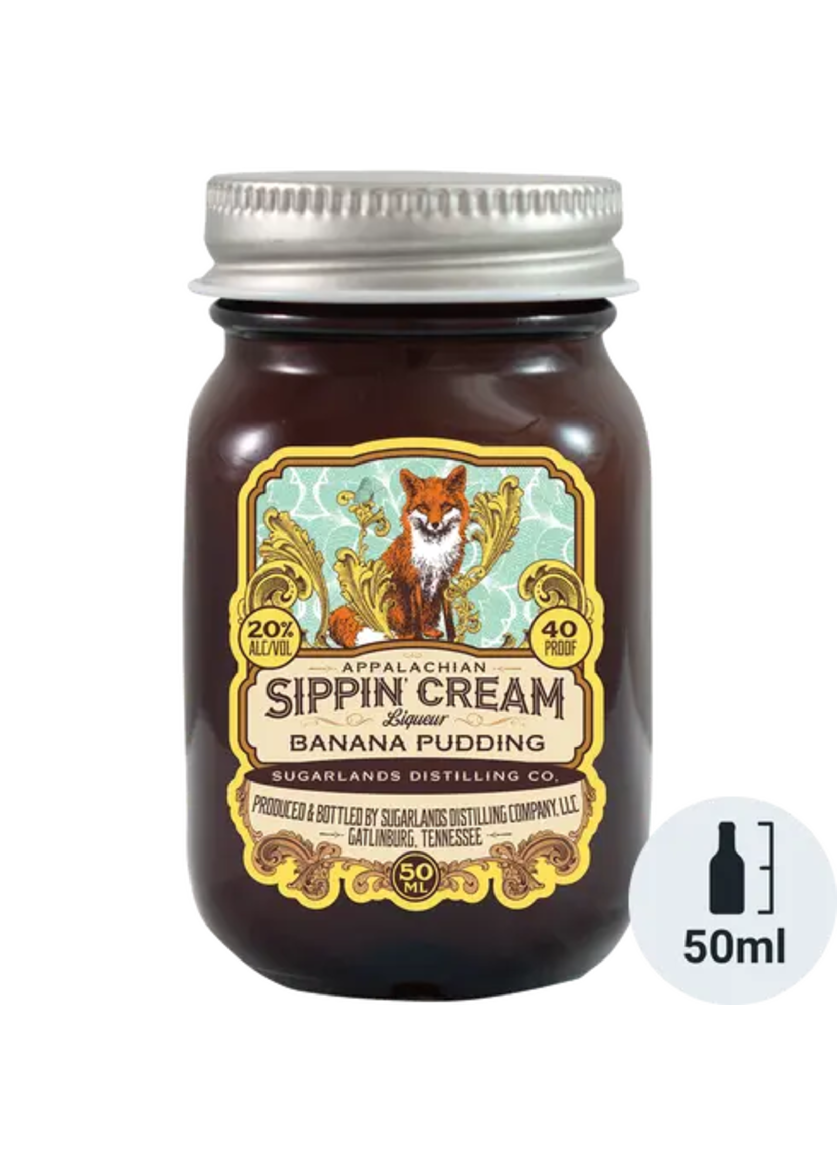 Sugarlands Moonshine & Sippin Cream Sugarlands Banana Pudding Sippin Cream 40Proof 50ml