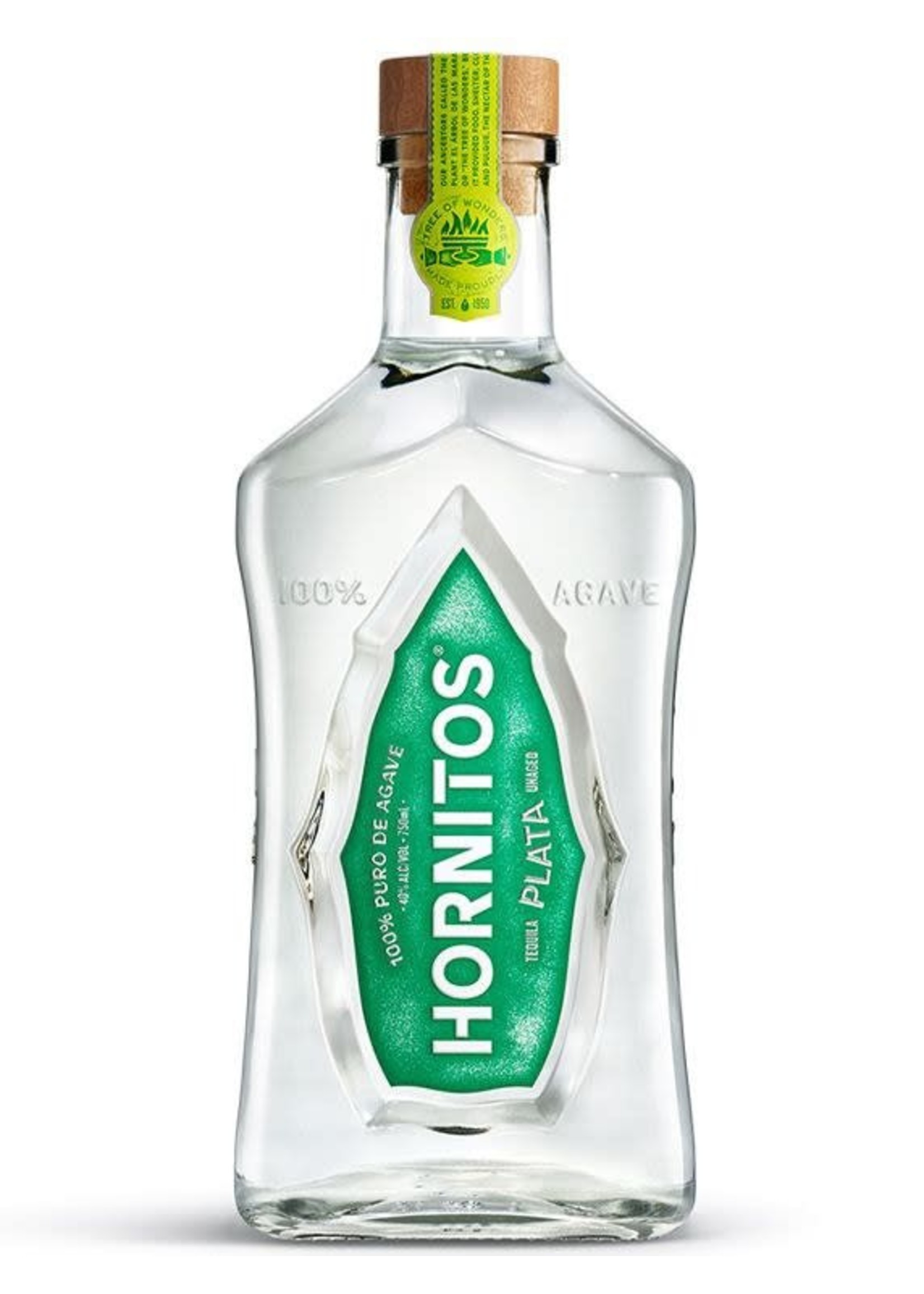 Hornitos Plata Tequila 80Proof 200ml