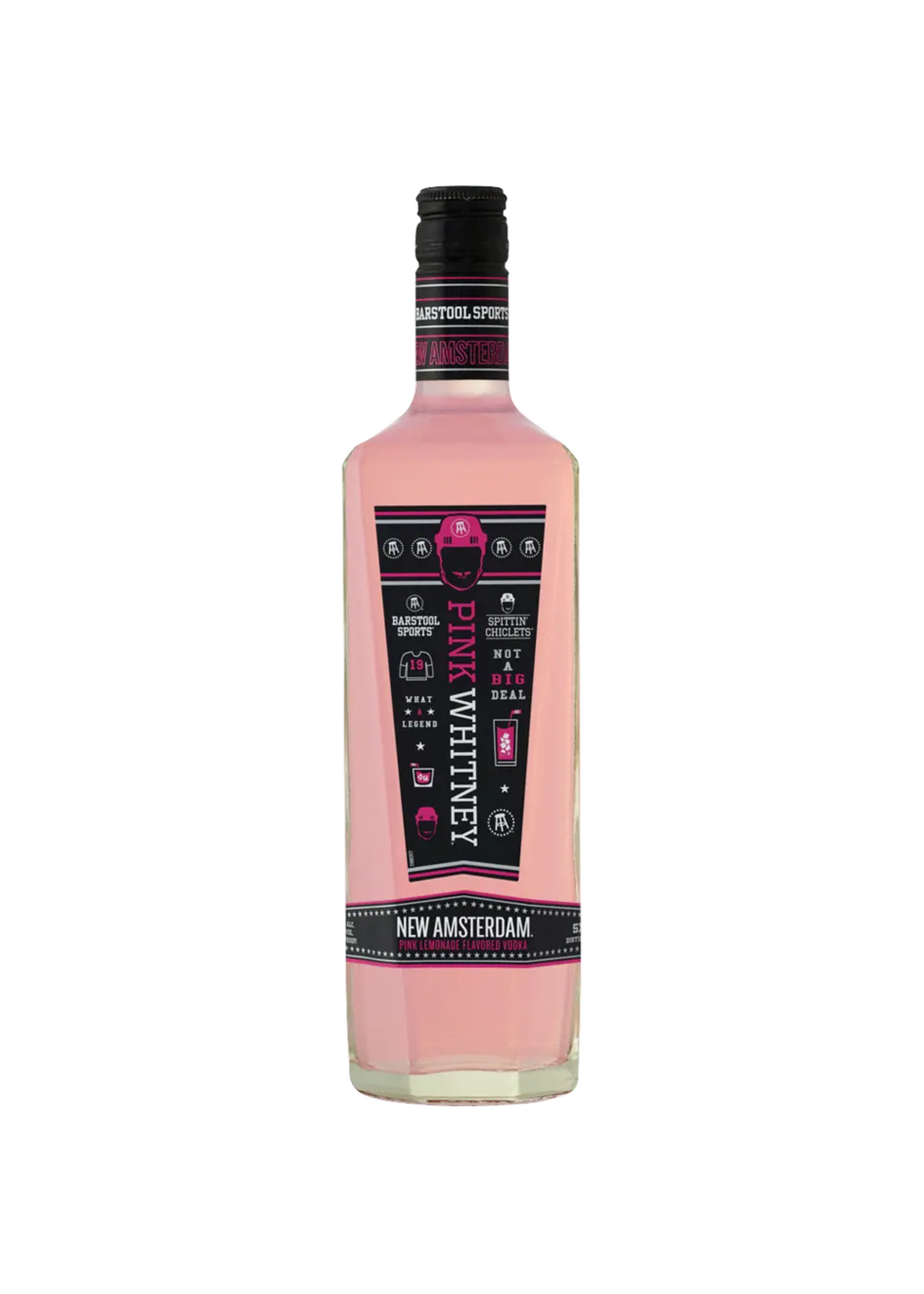 New Amsterdam Pink Lemonade Flavored Vodka Pink Whitney 60Proof 750ml