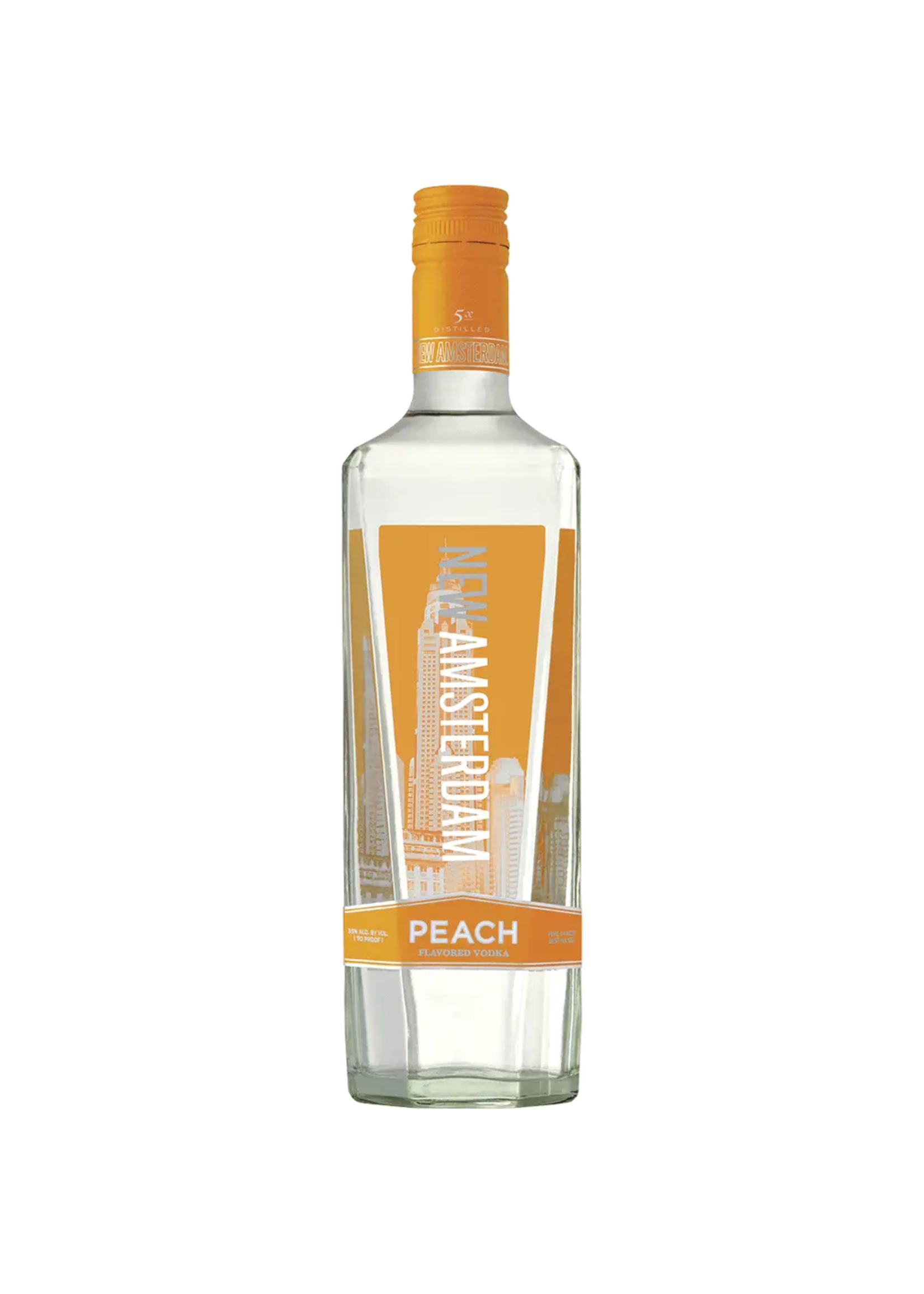 New Amsterdam Peach Flavored Vodka 70Proof 750ml