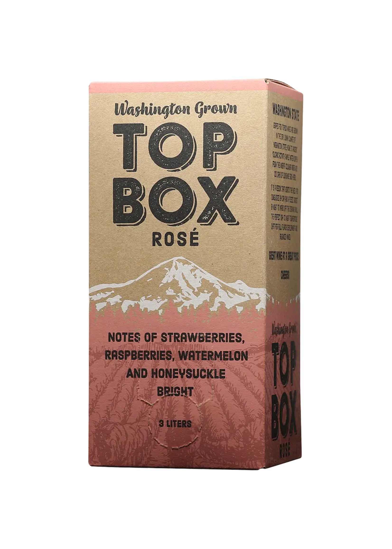 Top Box Rose Box Wine 3 Ltr
