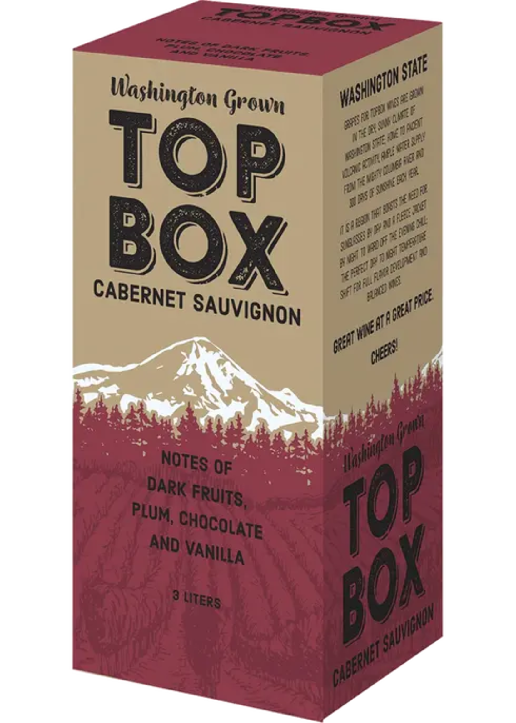 Top Box Cabernet Sauvignon Box Wine 3 Ltr