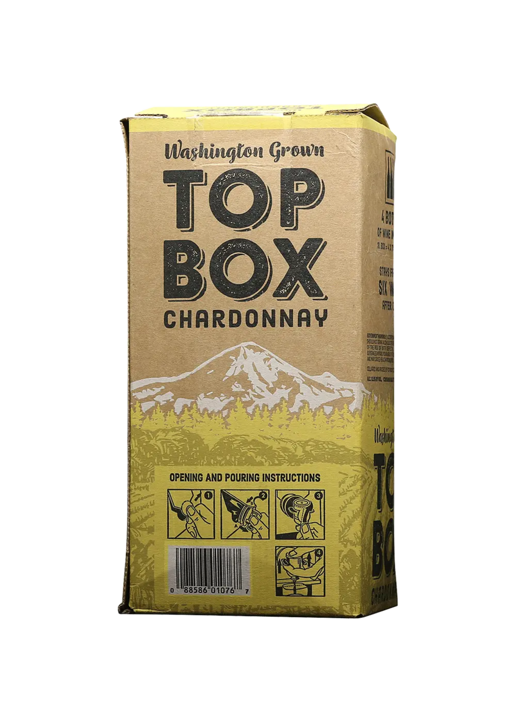 Top Box Chardonnay Box Wine 3 Ltr