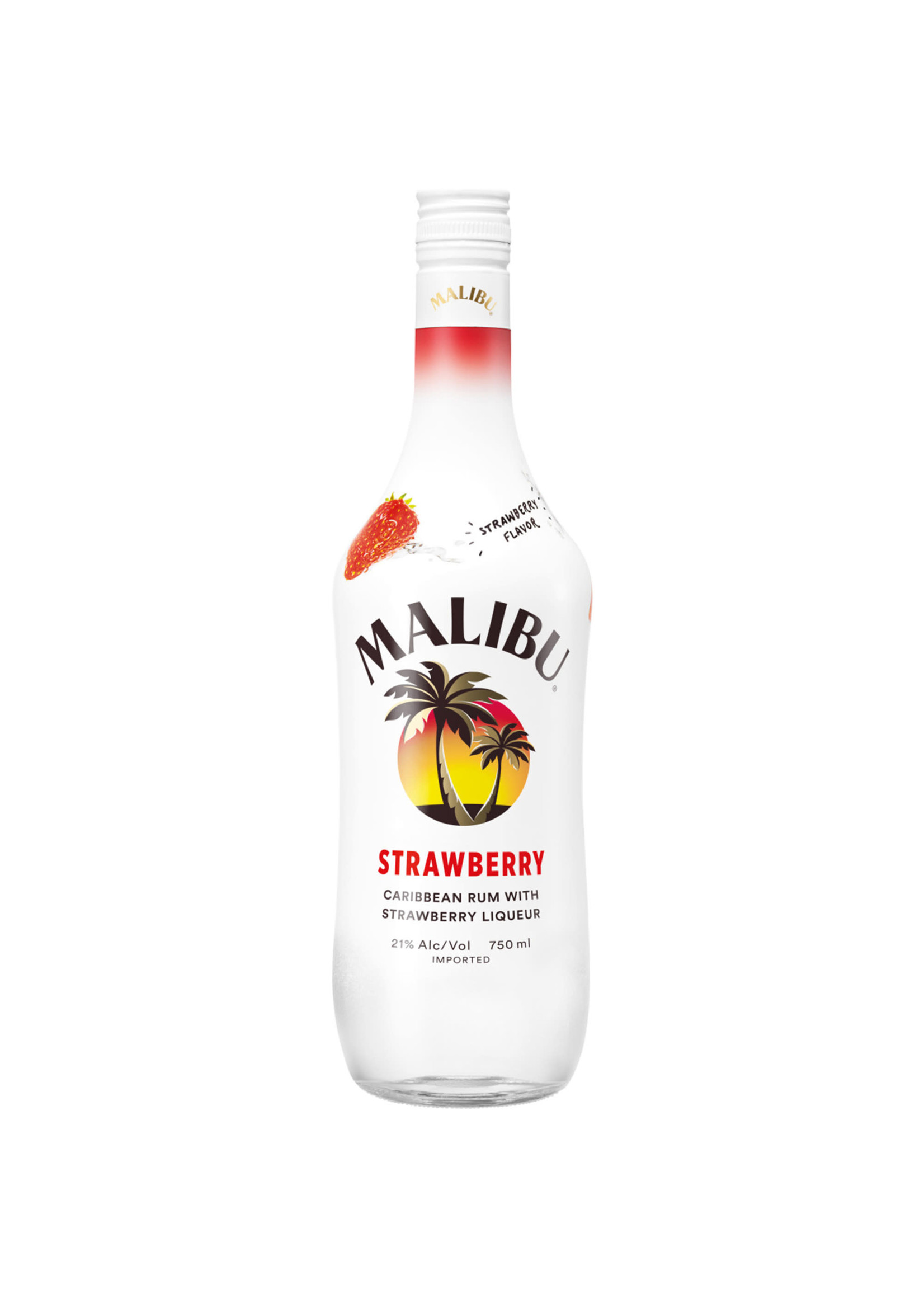 Malibu Rum Malibu Strawberry Rum 42Proof 750ml