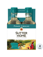 Sutter Home Pinot Grigio Pet 4pk 187ml Bottles