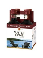 Sutter Home Cabernet Sauvignon Pet 4pk 187ml Bottles