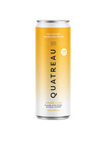 QUATREAU GINGER+LIME CBD SPARKLING WATER 12 OZ CAN