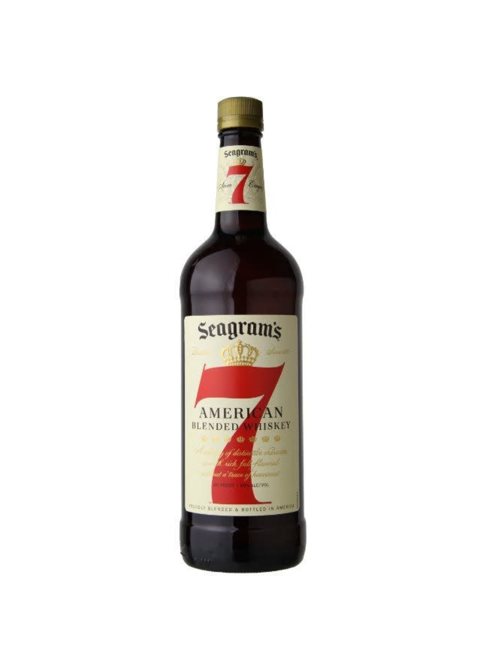 Seagram's 7 Blended American Whiskey Crown 80Proof 1 Ltr