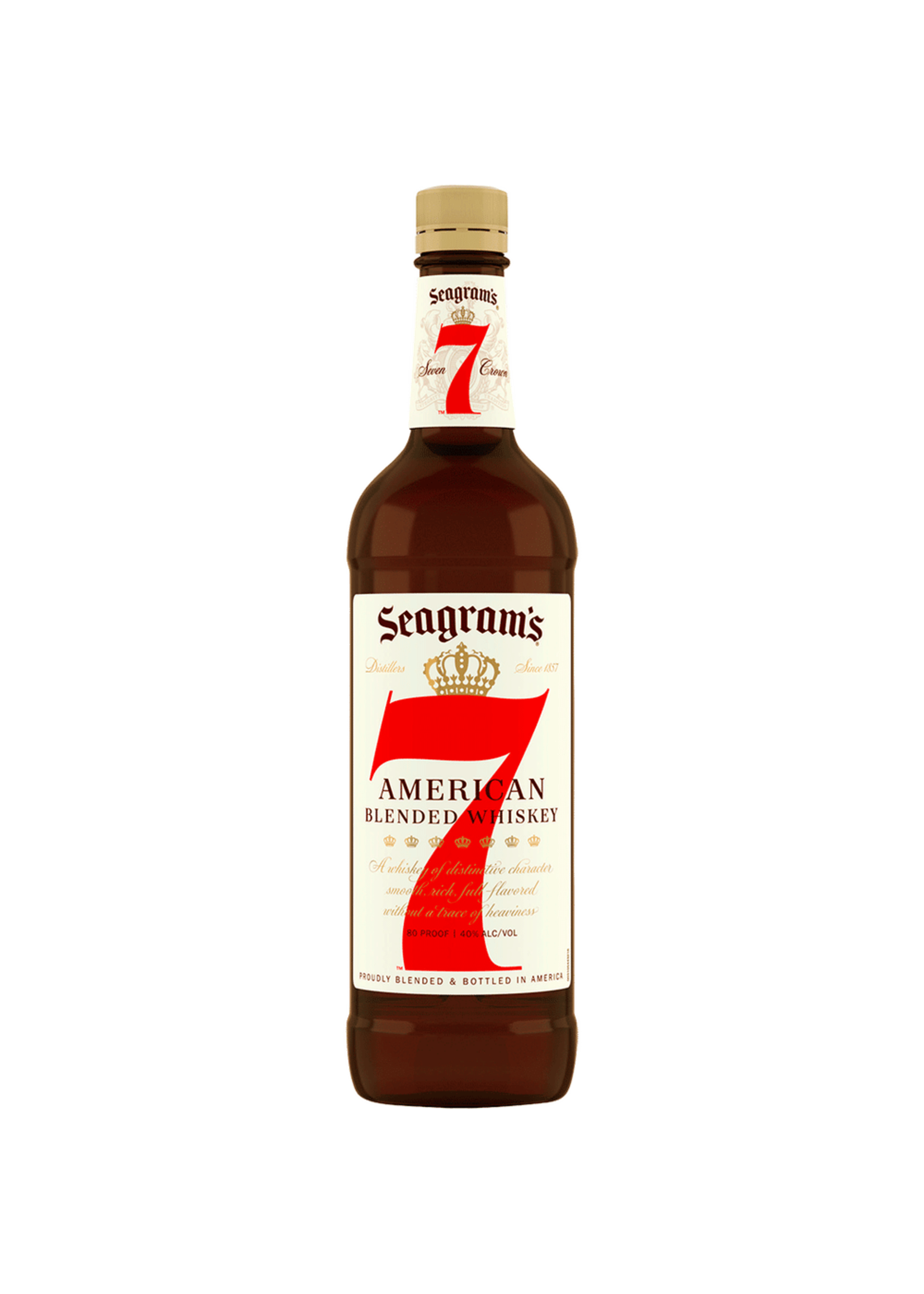 Seagram's 7 Blended American Whiskey Crown 80Proof 750ml