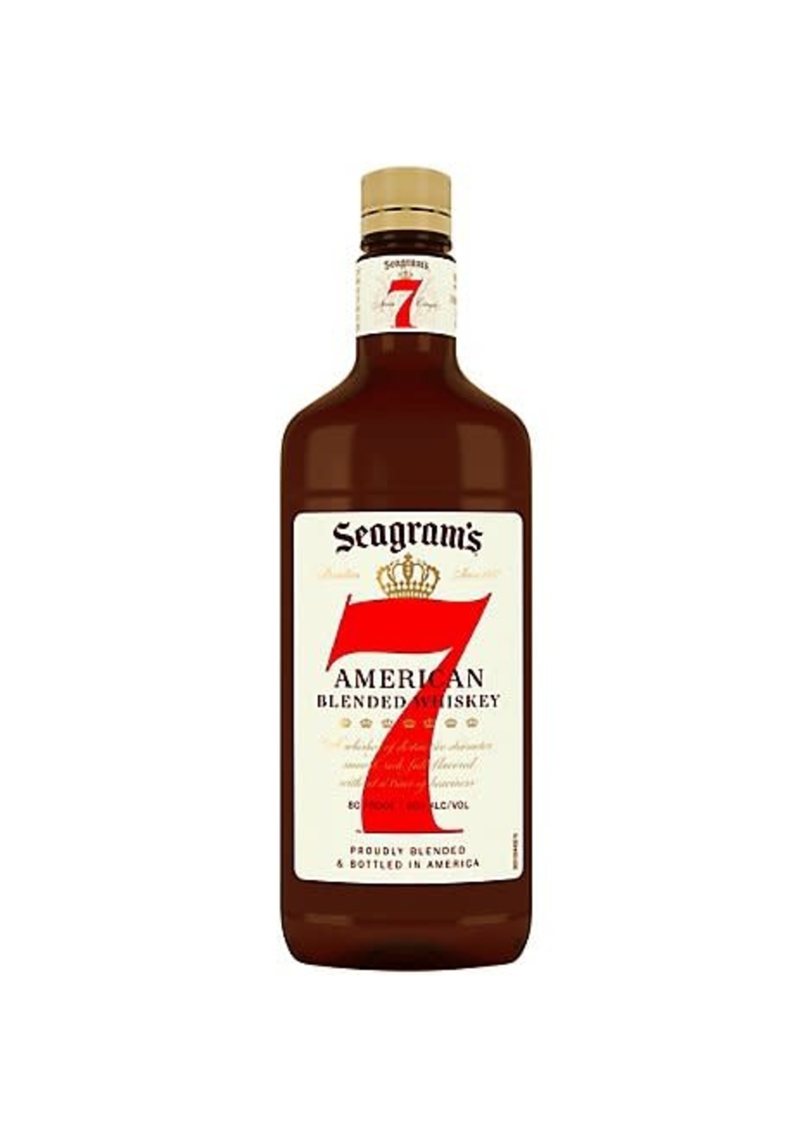 Seagram's 7 Blended American Whiskey Crown 80Proof Pet 750ml