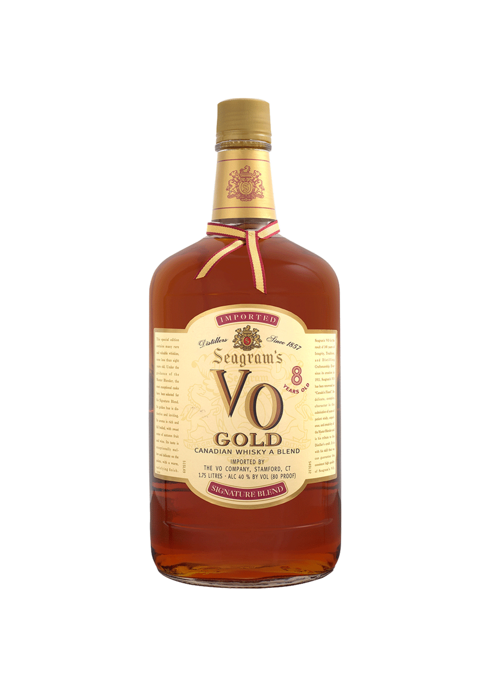 Seagrams Vo Gold 8Year Canadian Whiskey 80Proof 1.75 Ltr