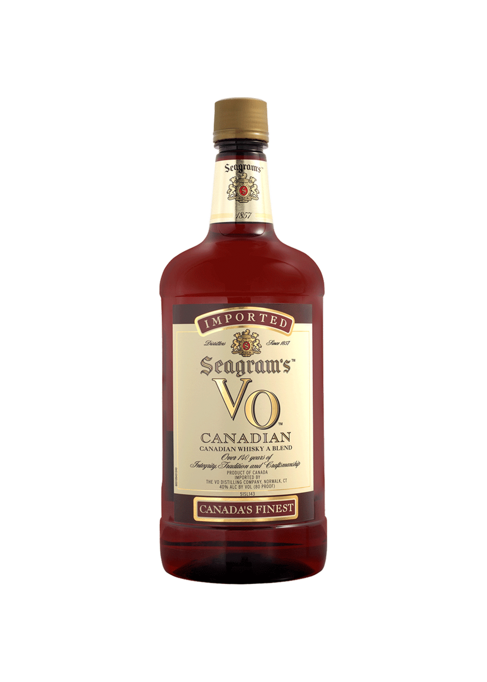 Seagrams Vo Canadian Whiskey 80Proof Pet 1.75 Ltr