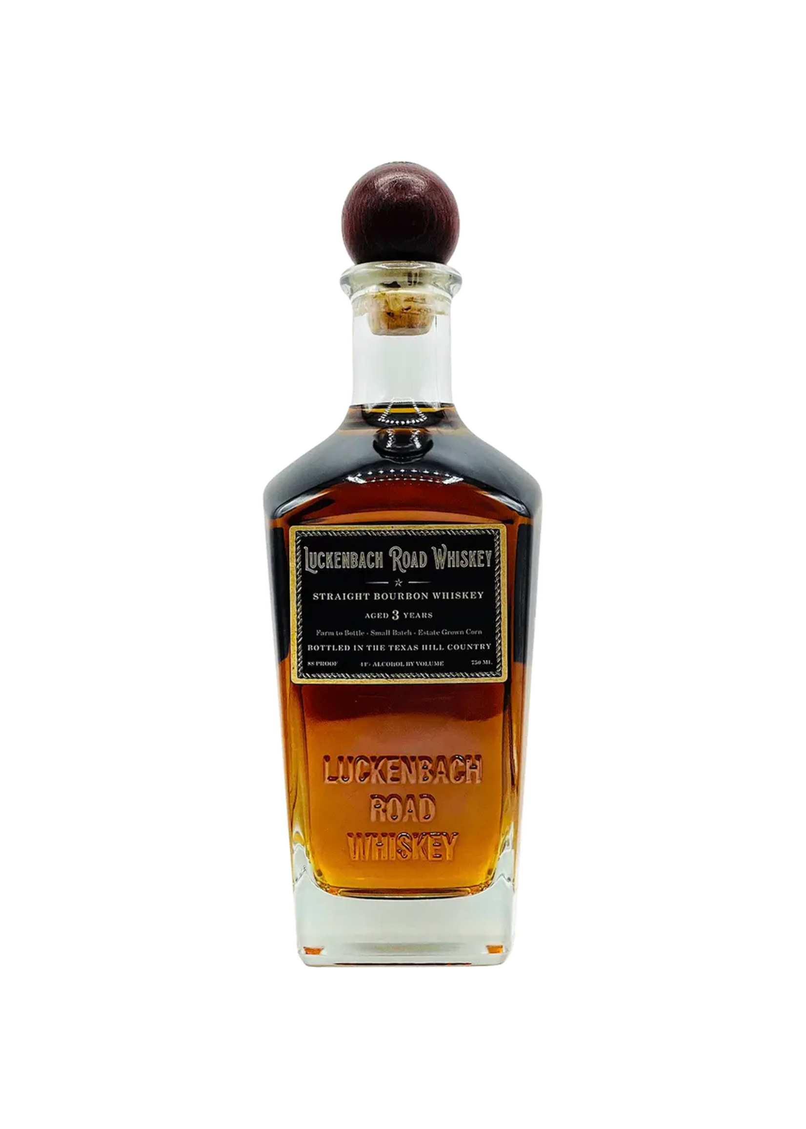 Luckenbach Road Whiskey 3Year Bourbon 88Proof 750ml