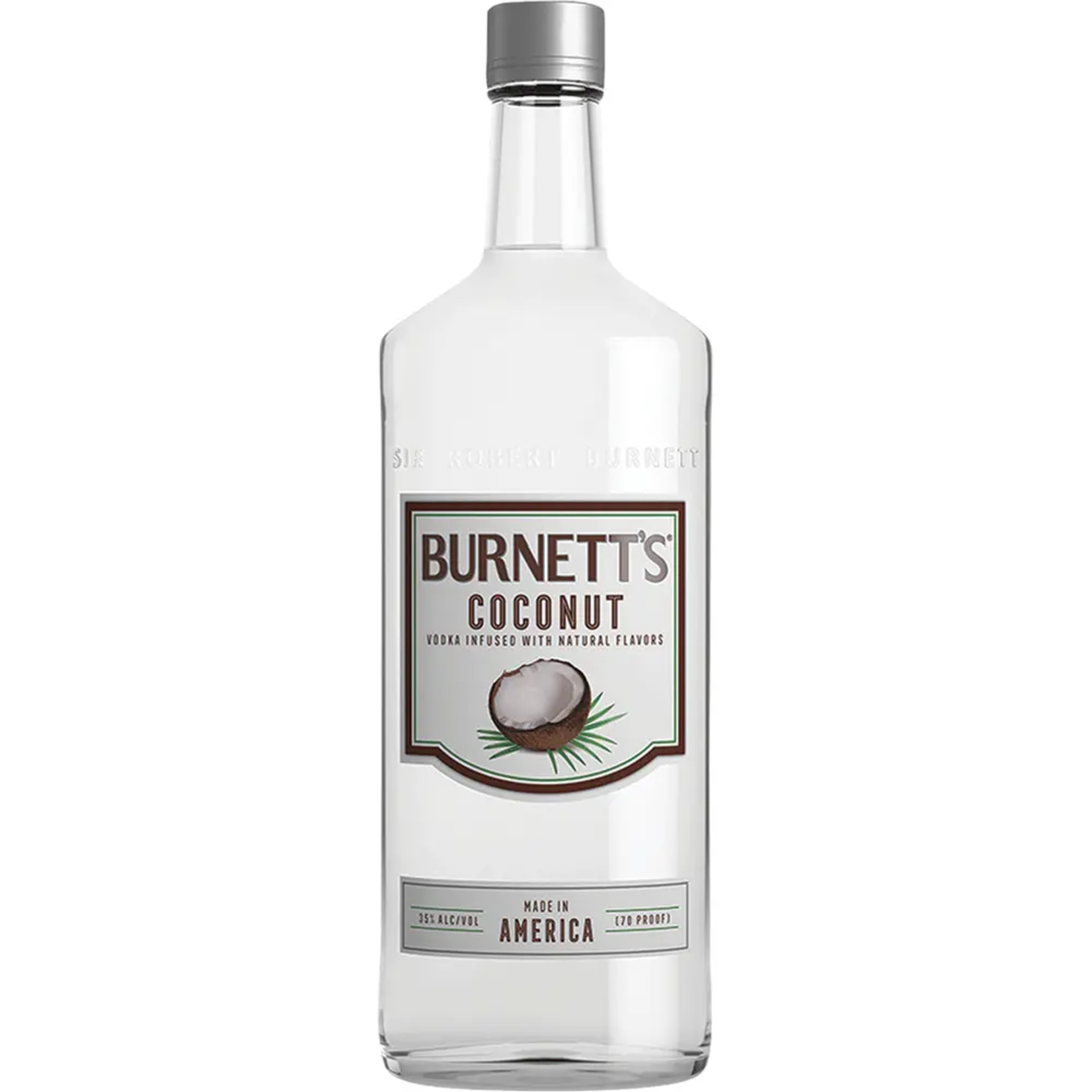 Burnetts Coconut Flavored Vodka 70Proof Pet 1.75 Ltr