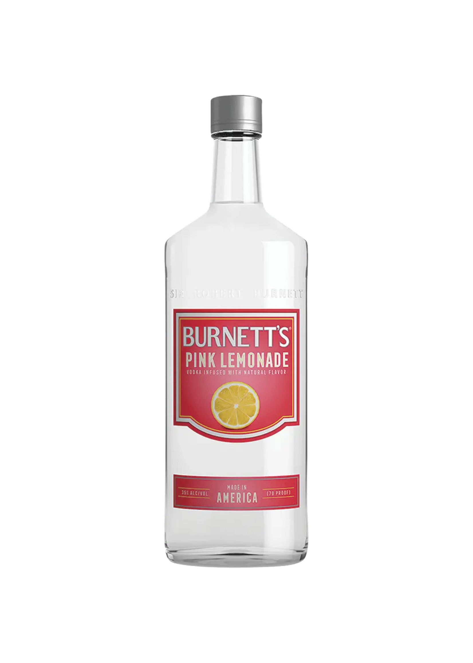 Burnetts Pink Lemonade 70Proof Pet 1.75 Ltr