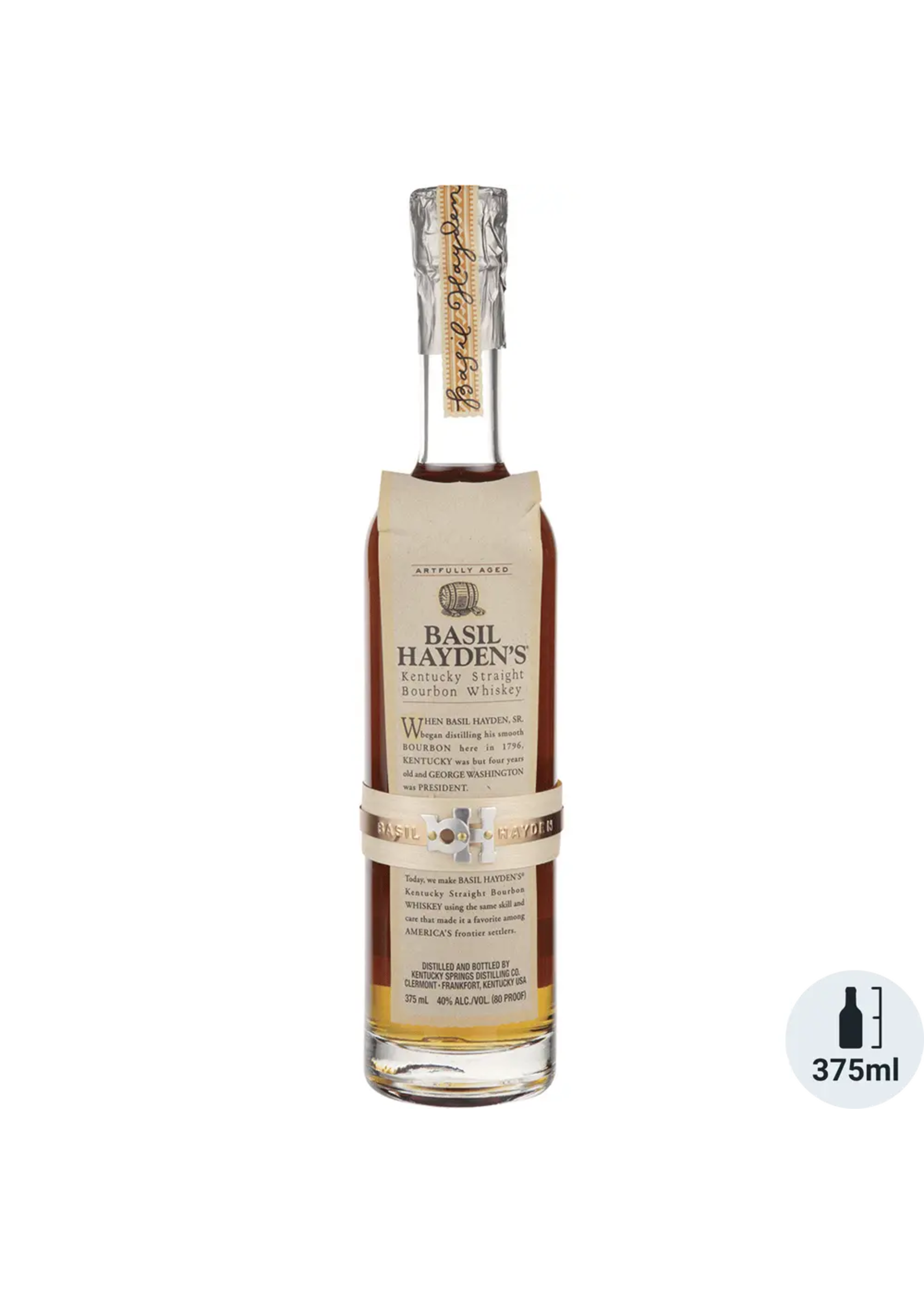 Basil Hayden's Kentucky Straight Bourbon Whiskey 80Proof 375ml