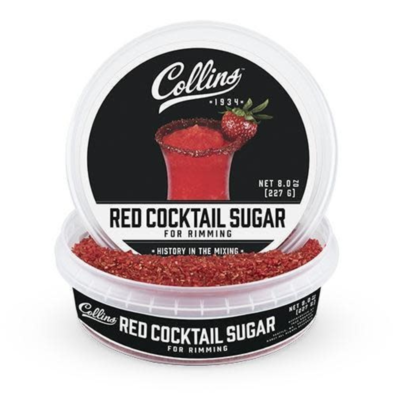 COLLINS RED COCKTAIL SUGAR SALT 7 OZ
