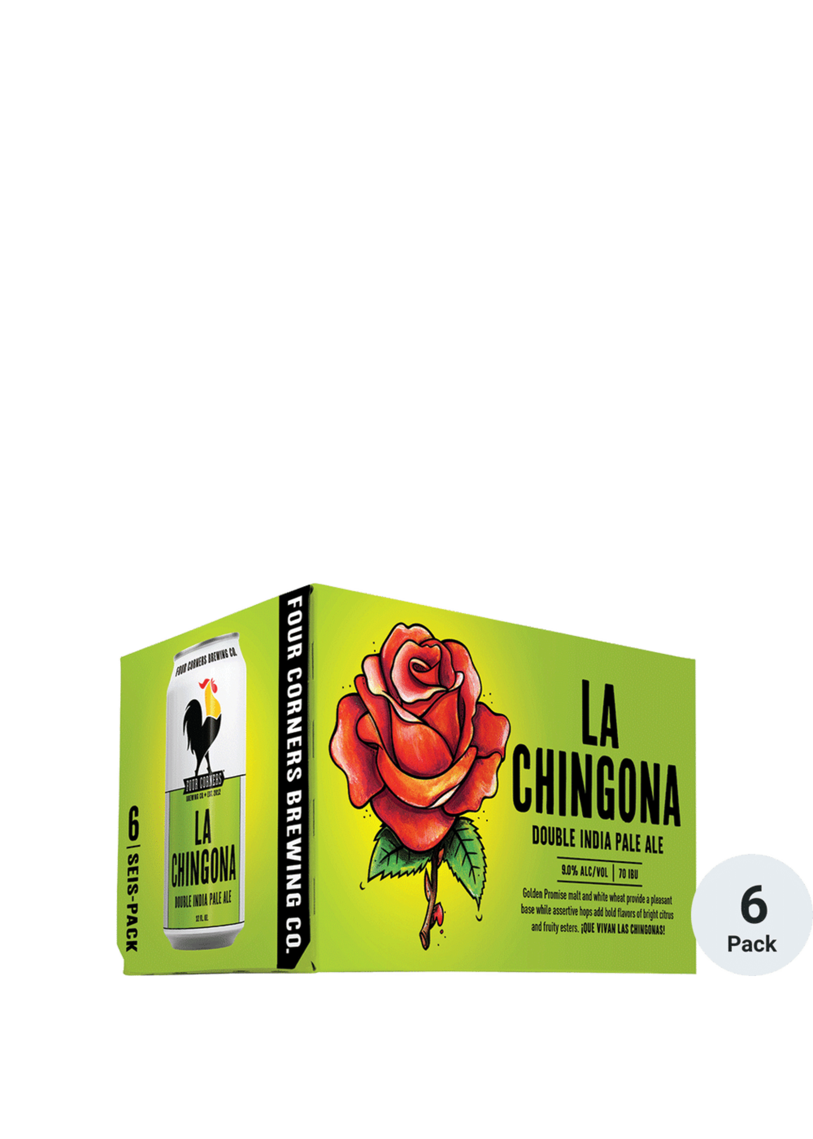 La Chingona Double Indian Pale Ale 6pk 12oz Cans