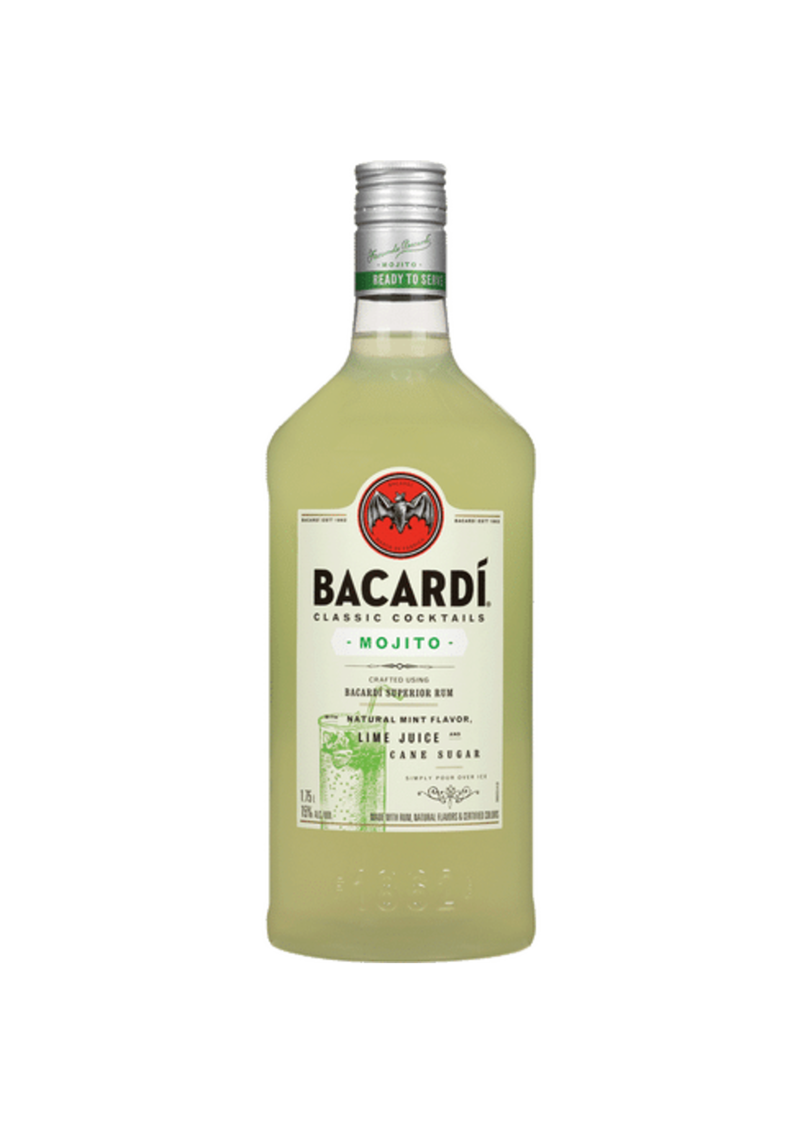 Bacardi RTD Cocktail Mojito 25Proof Pet 1.75 Ltr