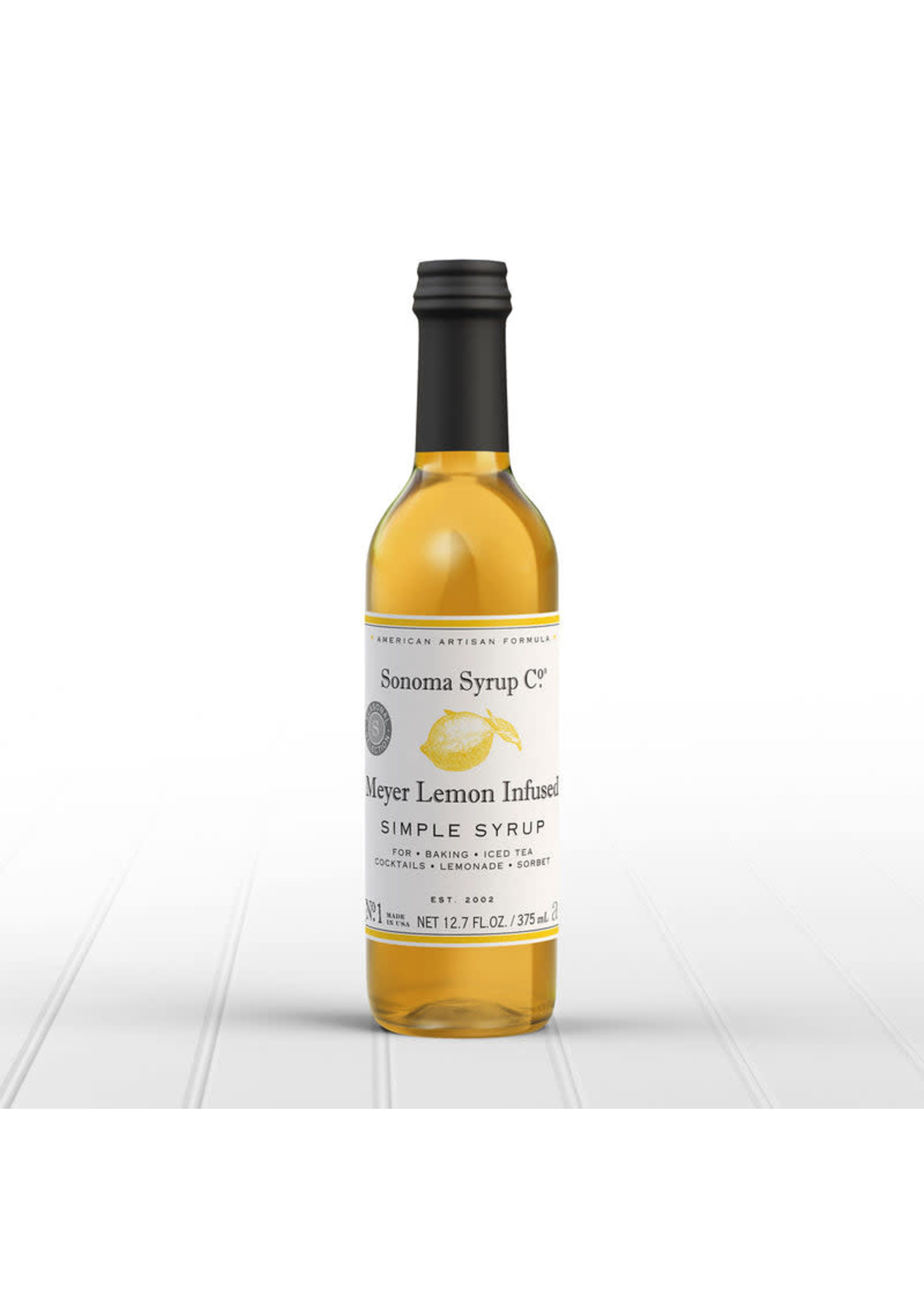 Sonoma Syrup Meyer Lemon Infused Simple Syrup 12.7oz