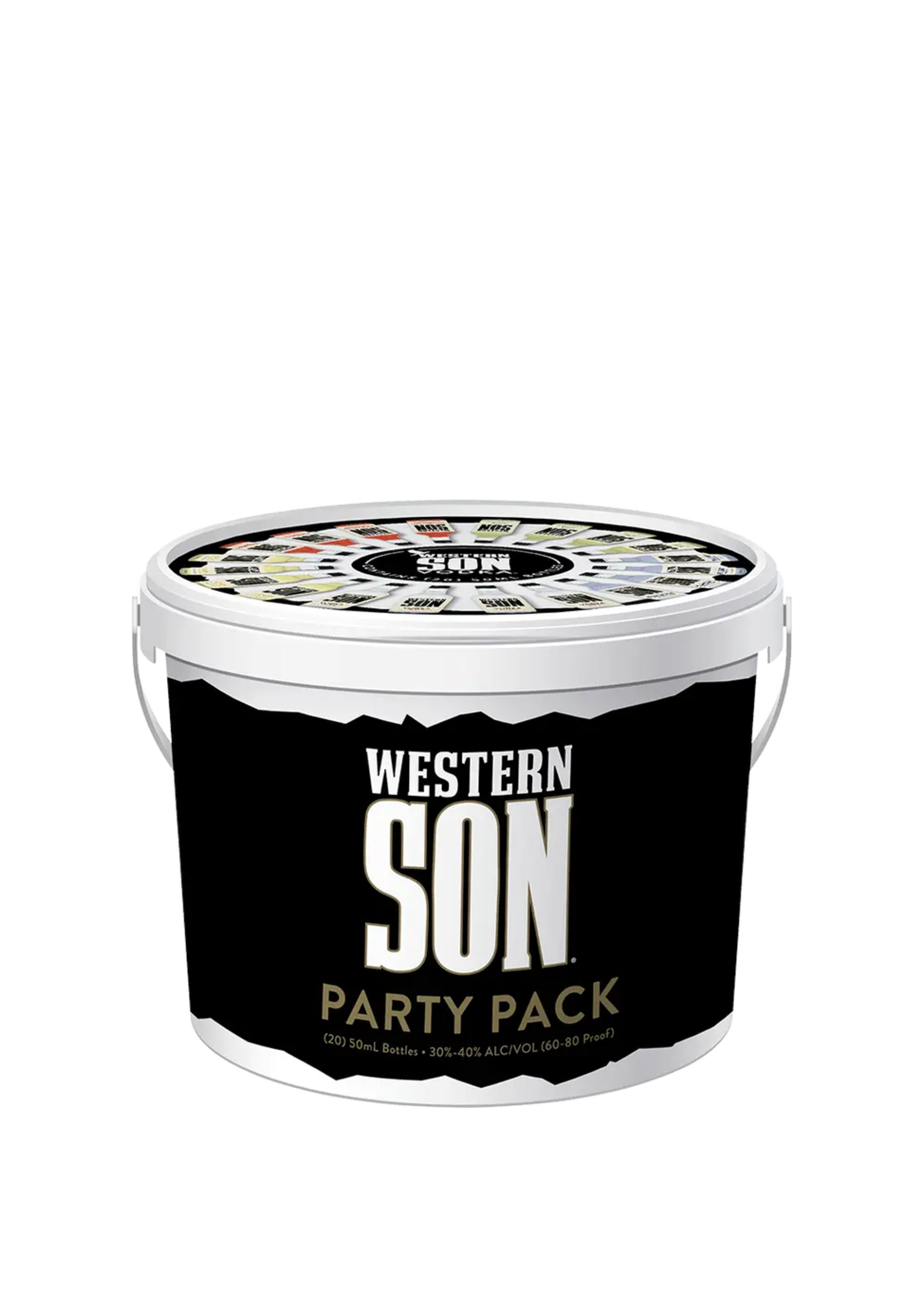 Western Son Western Son Vodka Party Pack Bucket 20Pk 50ml