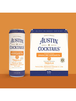 Austin Cocktails Triple Sec Bergamot Orange & Lime Sparkling Margarita 25Proof 4pk 12oz Cans