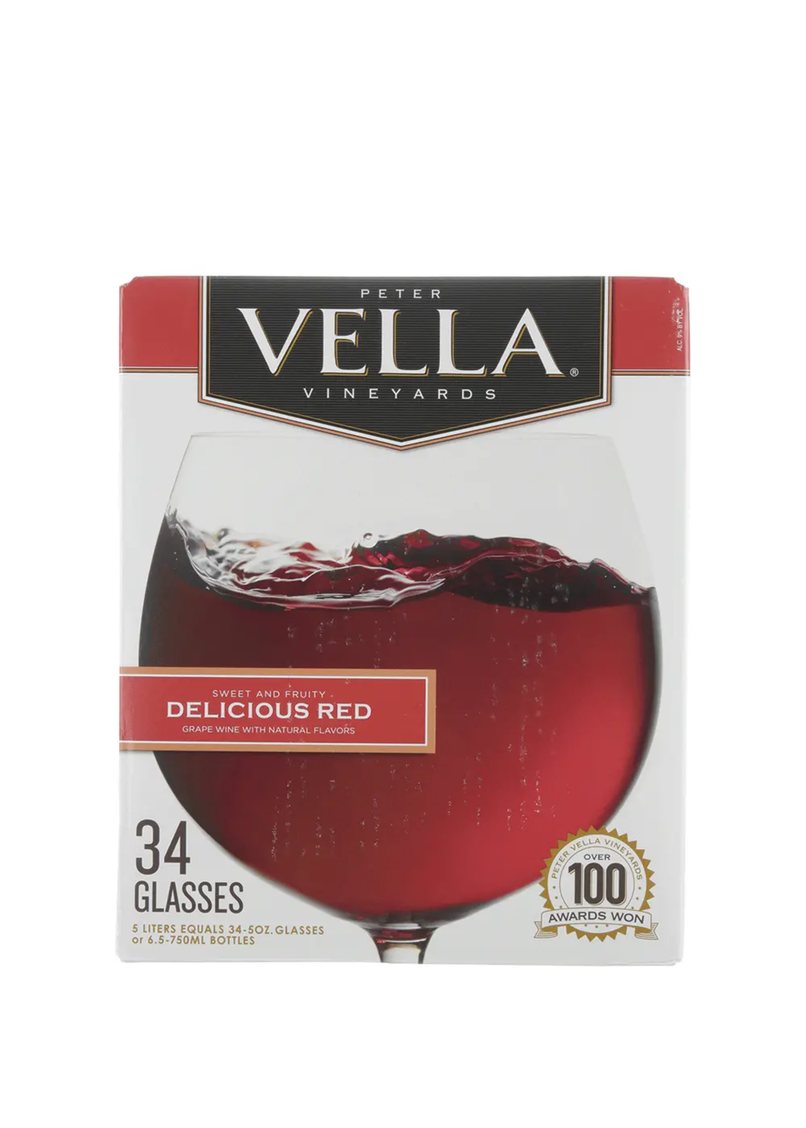Peter Vella Delicious Red Box Wine 5 Ltr