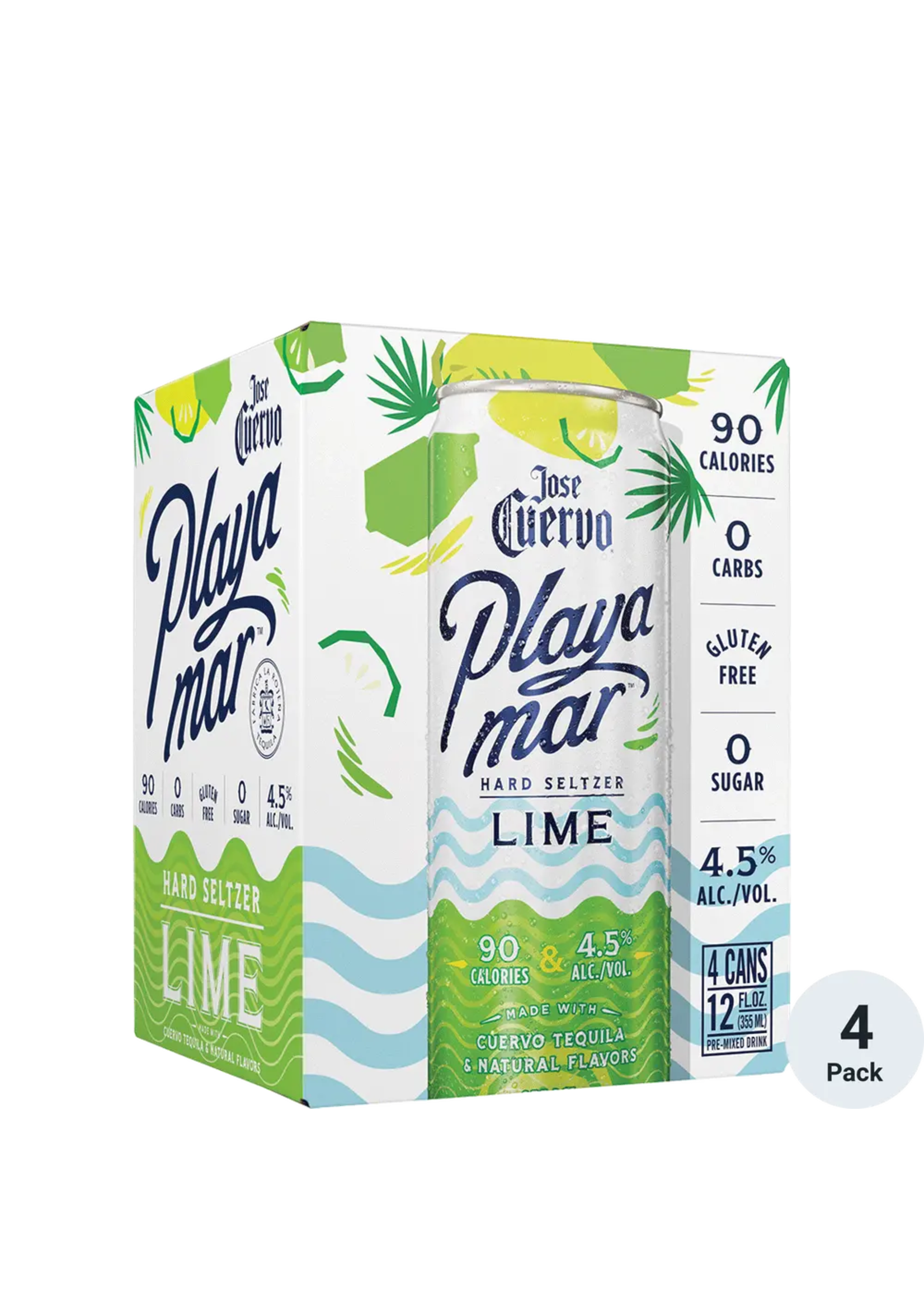 Jose Cuervo Ready to Drink Jose Cuervo Rtd Playamar Lime 9Proof 4Pk 12Oz Cans